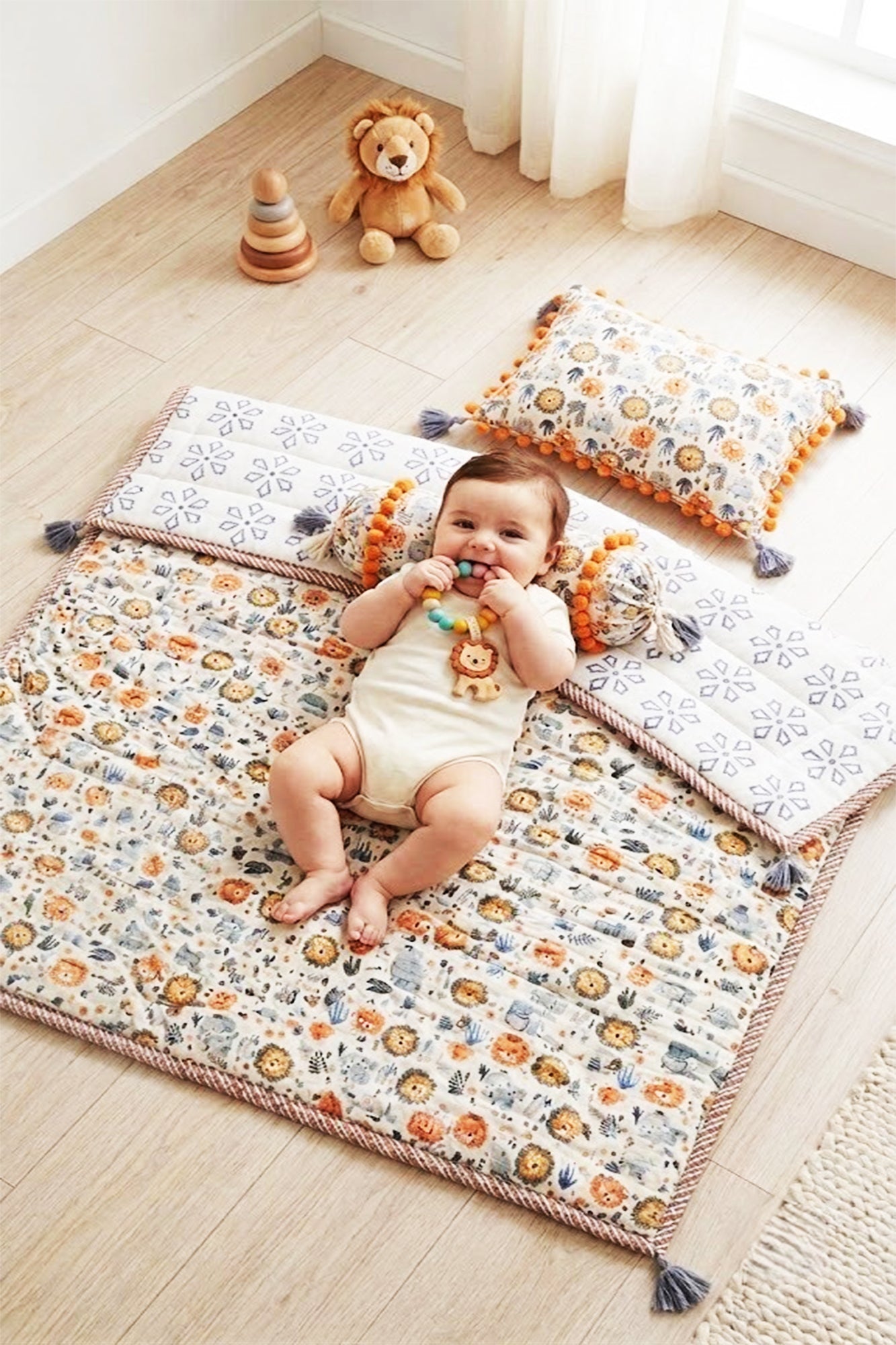Lion Safari Bed Set