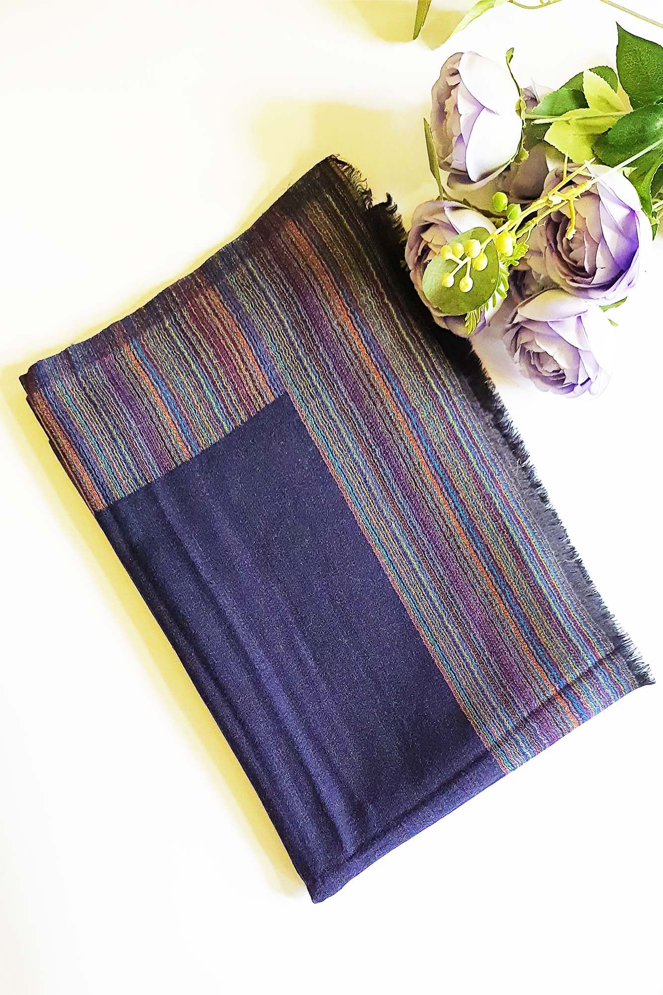 Women Pashmina Stole Multi Bordered