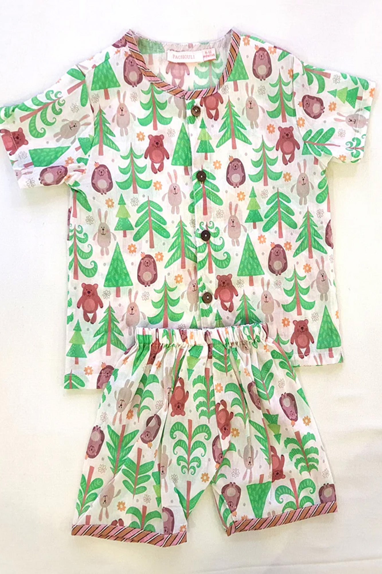 Infant Front Open Top With Shorts