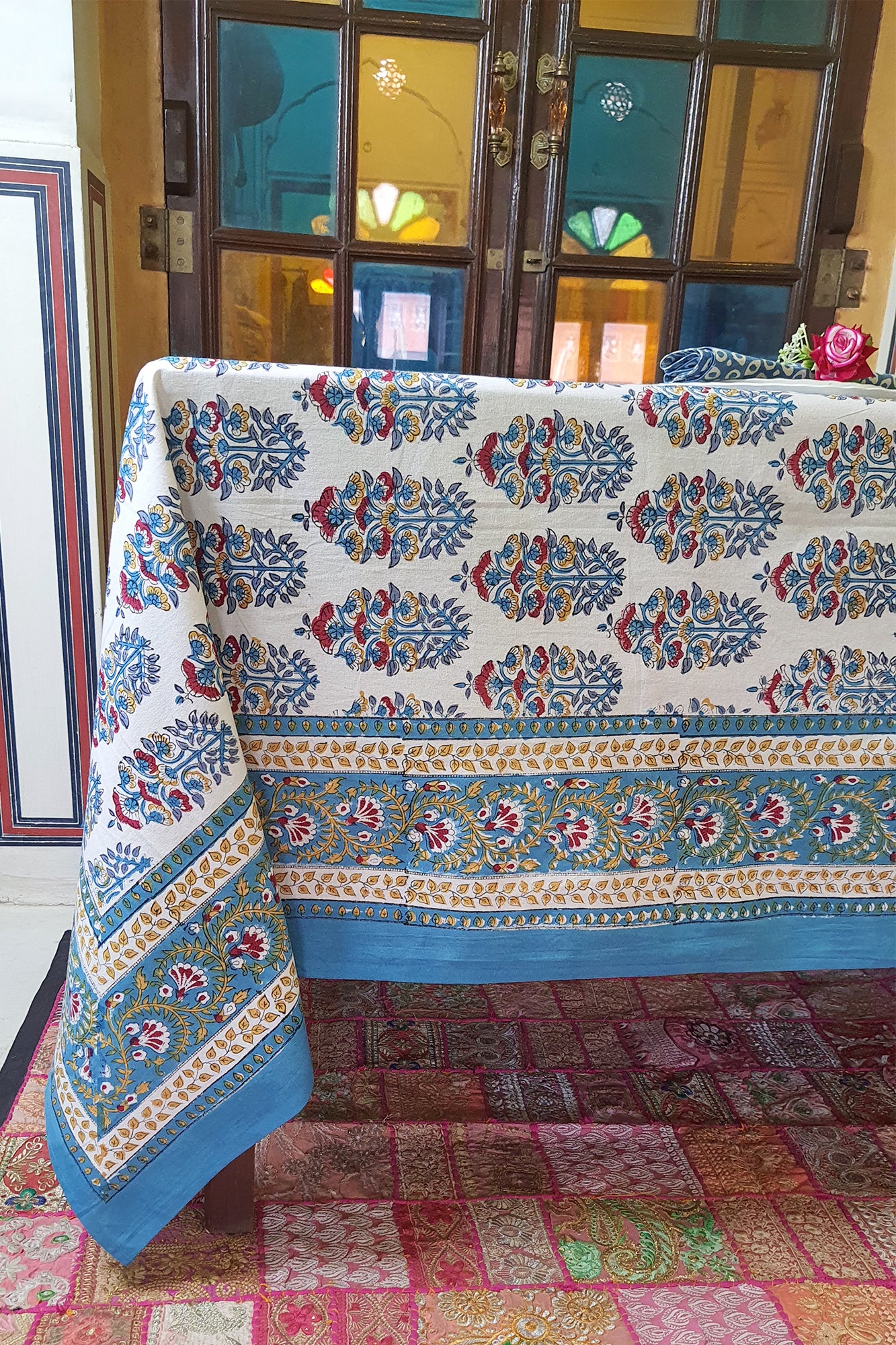 Cobalt Blue Table Cover