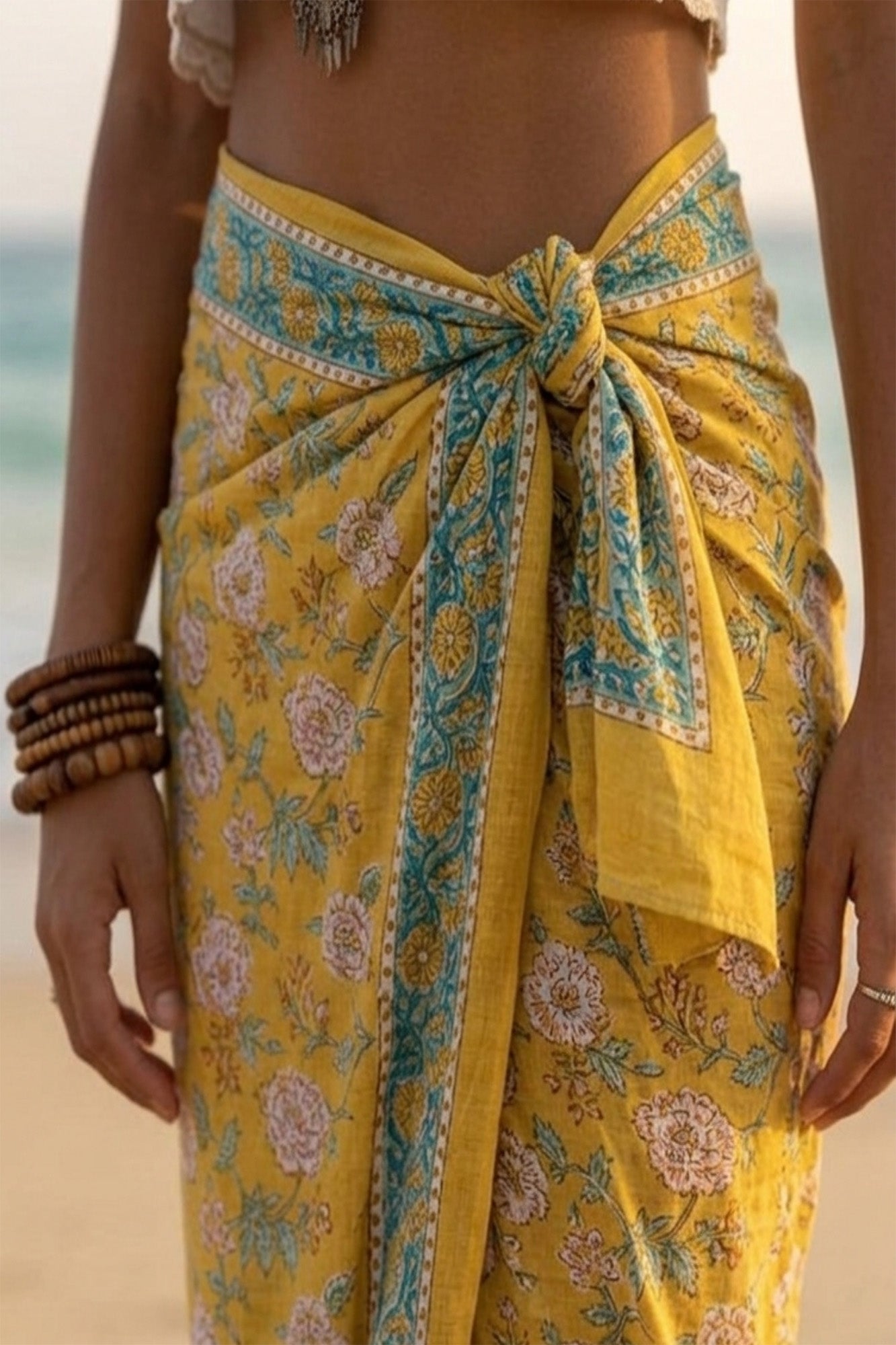 Sunshine Roses Sarong