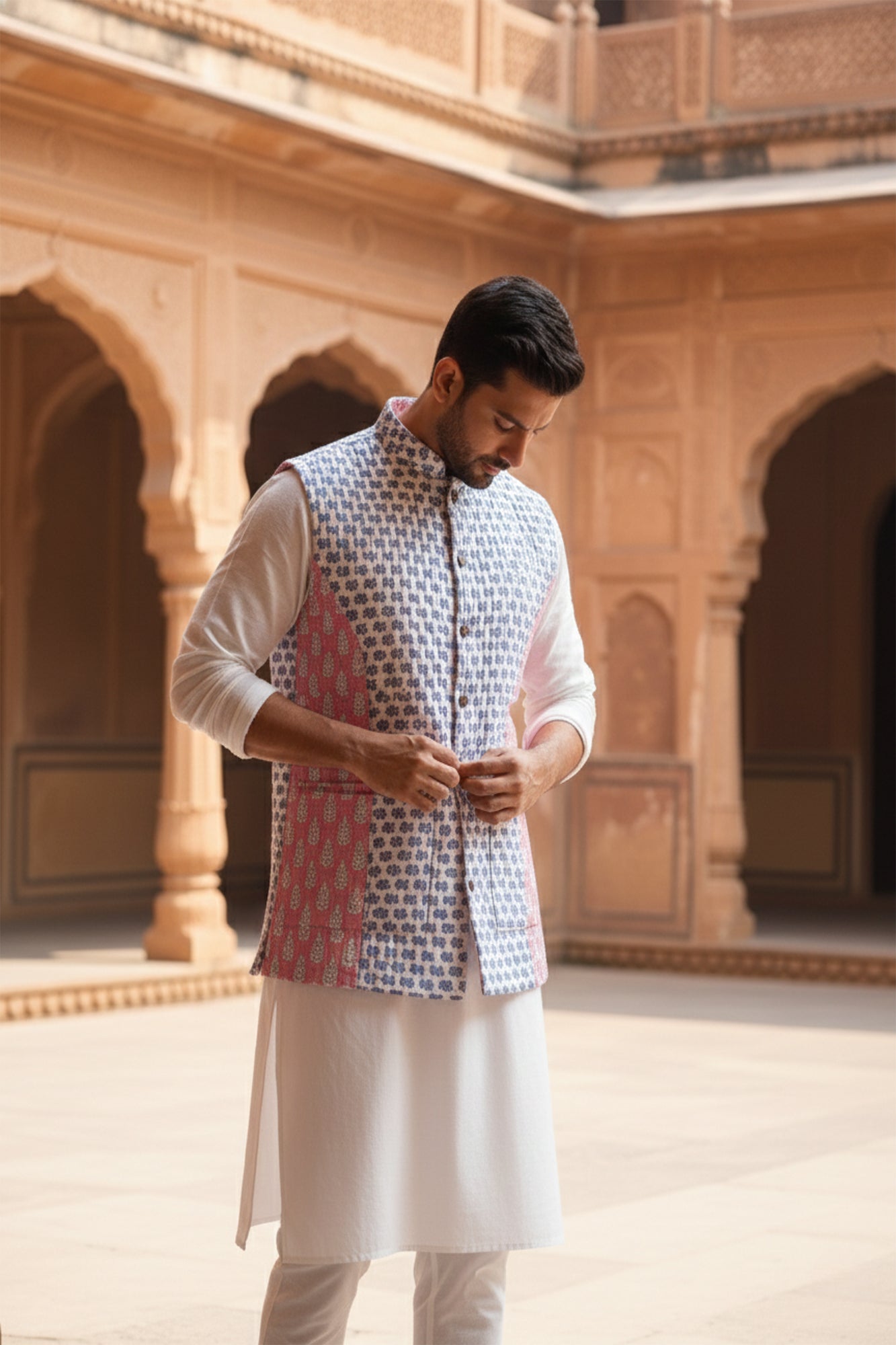 Pink Pineapple Quilted Jacket