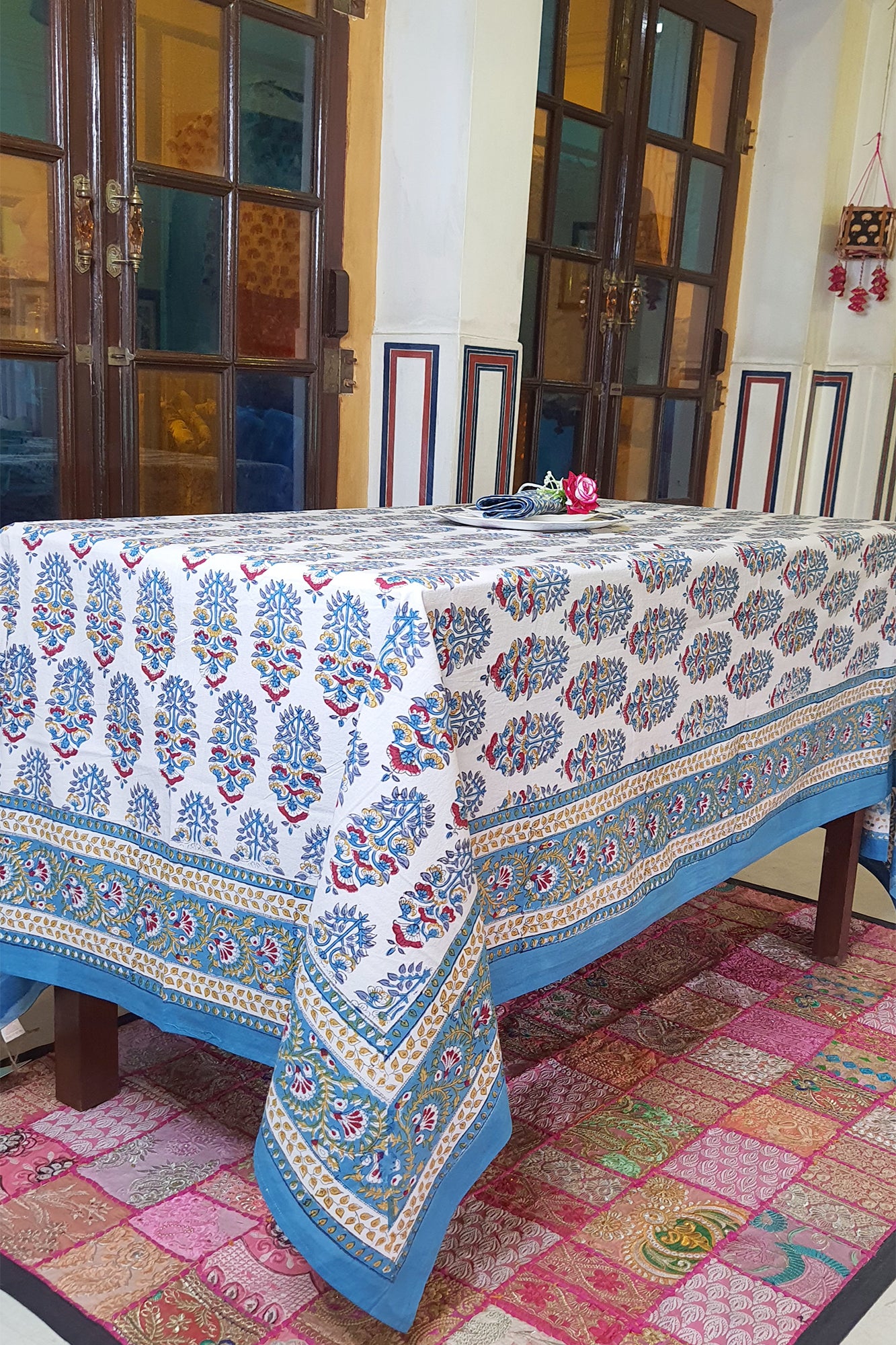 Cobalt Blue Table Cover