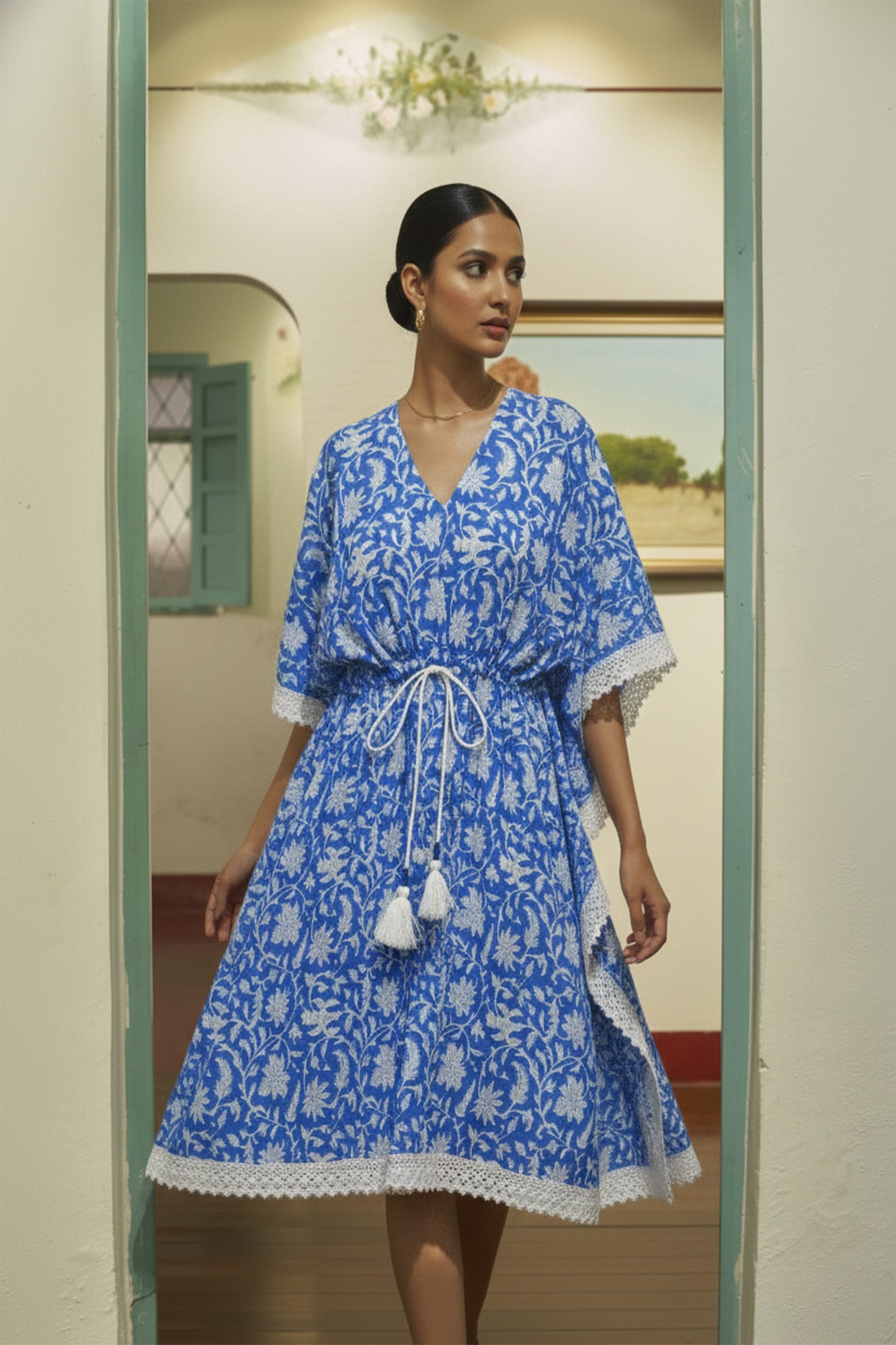 Indigo Mahfil Short Kaftaan