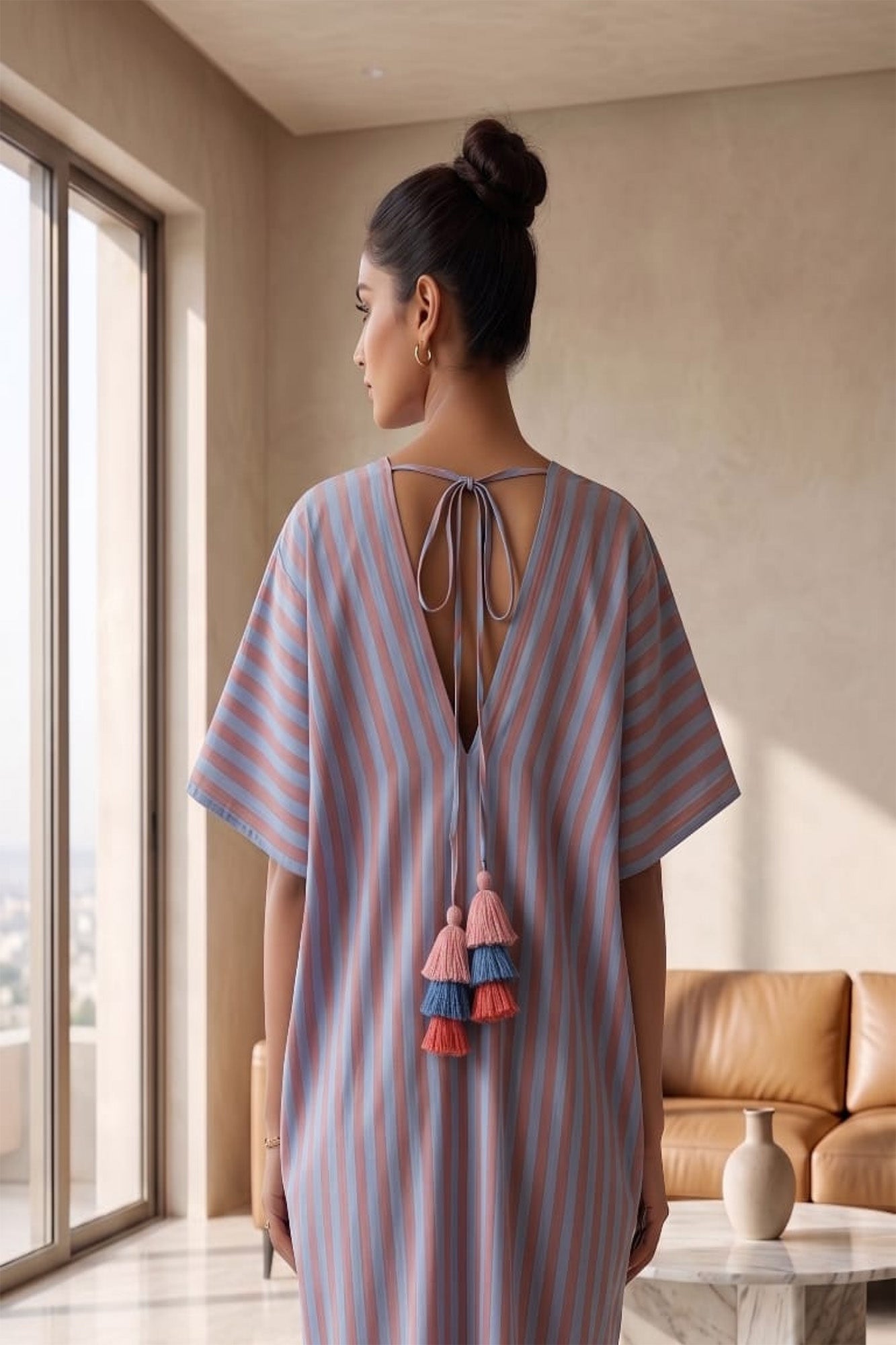 Magic Stripes Kaftaan Dress
