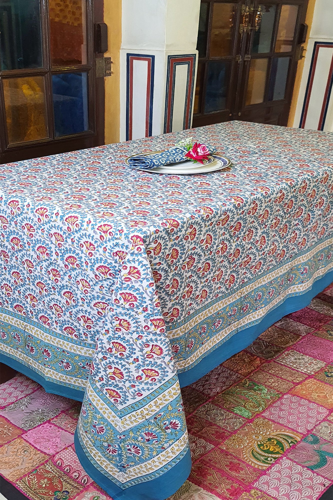 Jaipur Bloom Table Cover