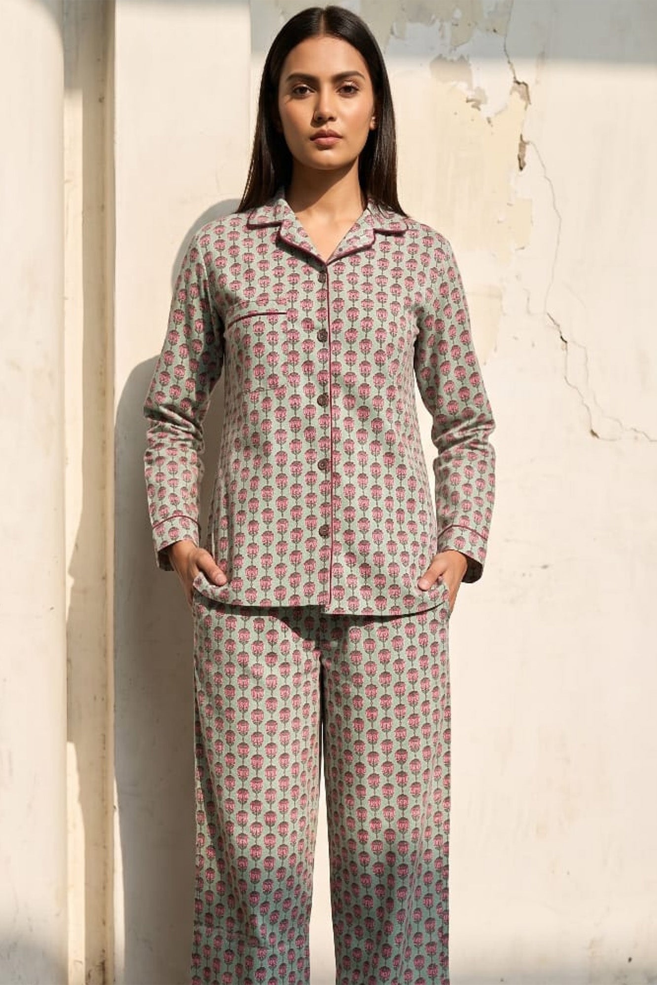 Lotus Bloom Night Suit