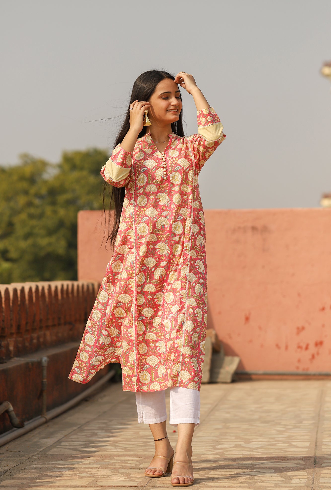 Kurta Long Women Afsana Lotus