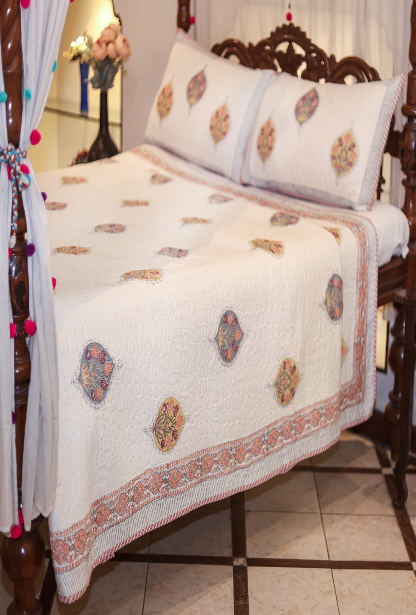 Lotus Garden Bedcover