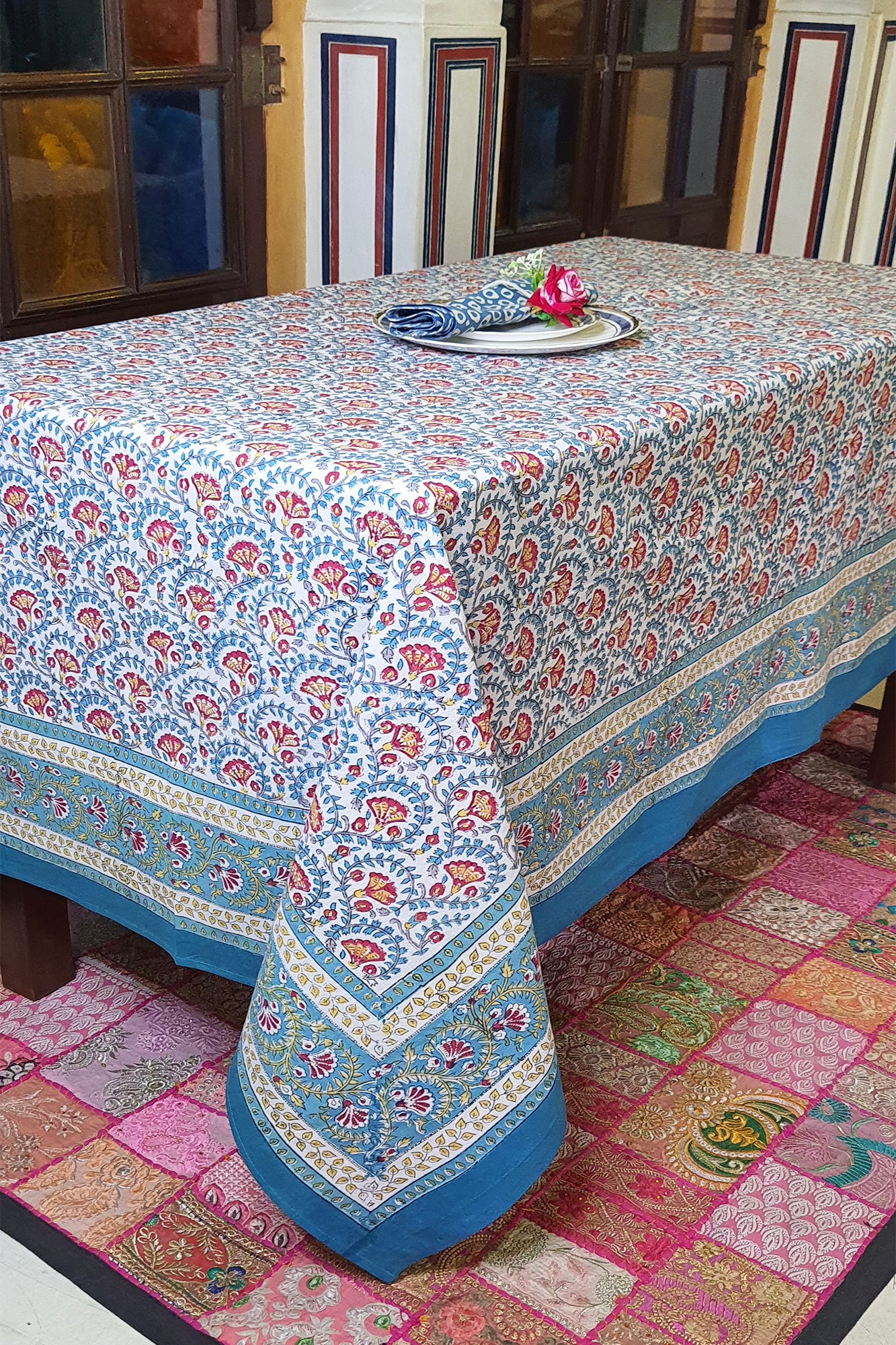 Jaipur Bloom Table Cover