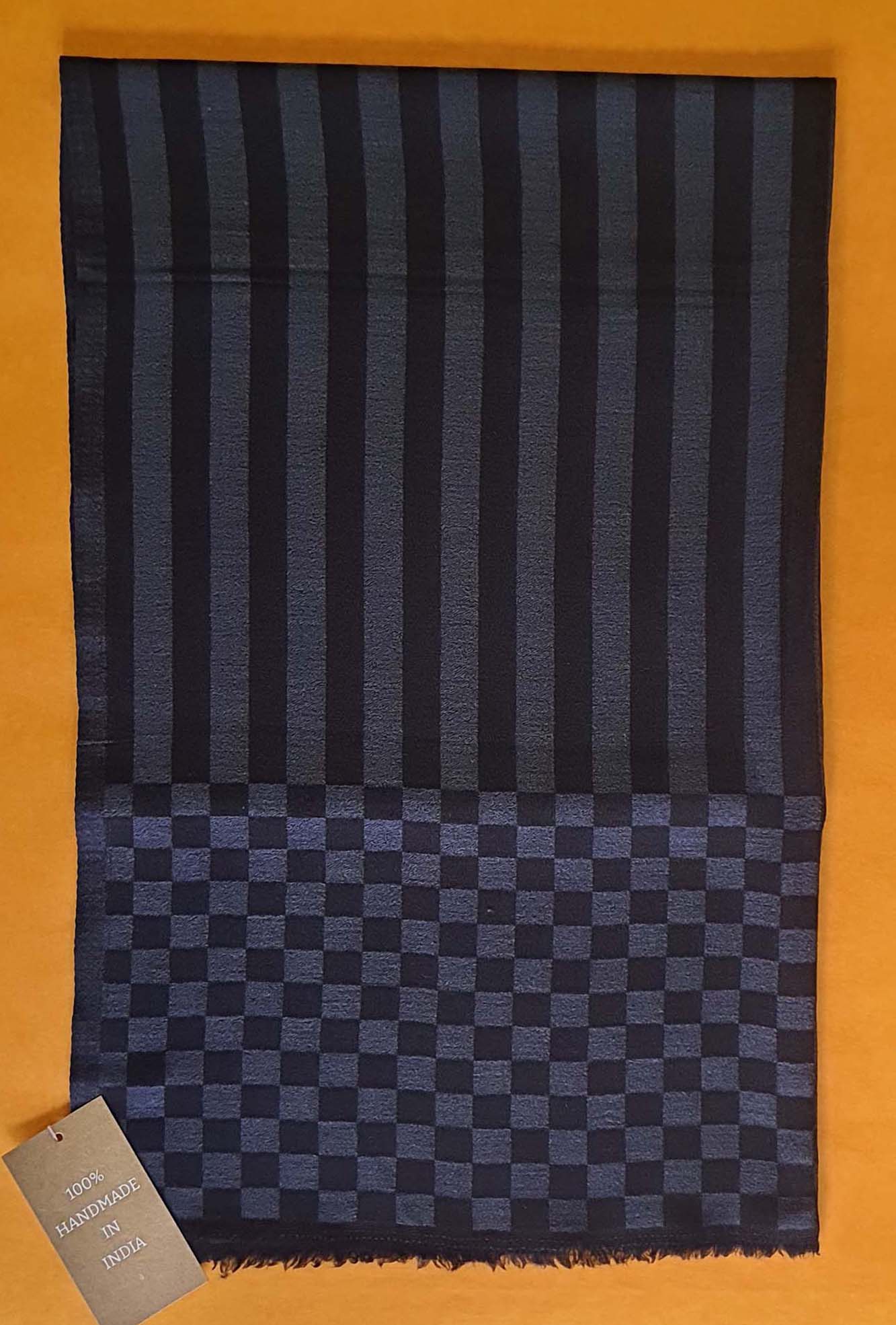 Pashmina Black Stripes