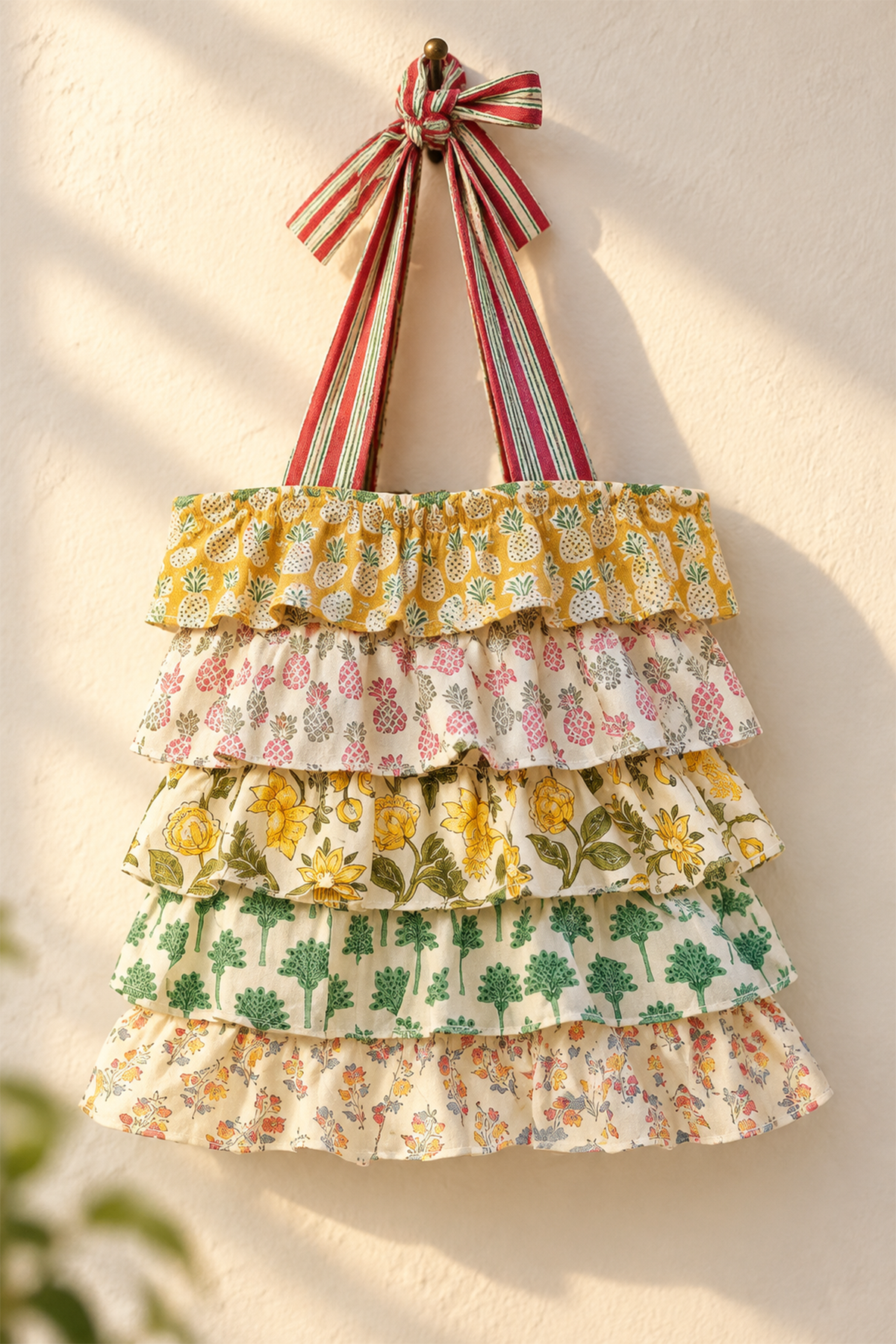 Multi Frill Tote Bag