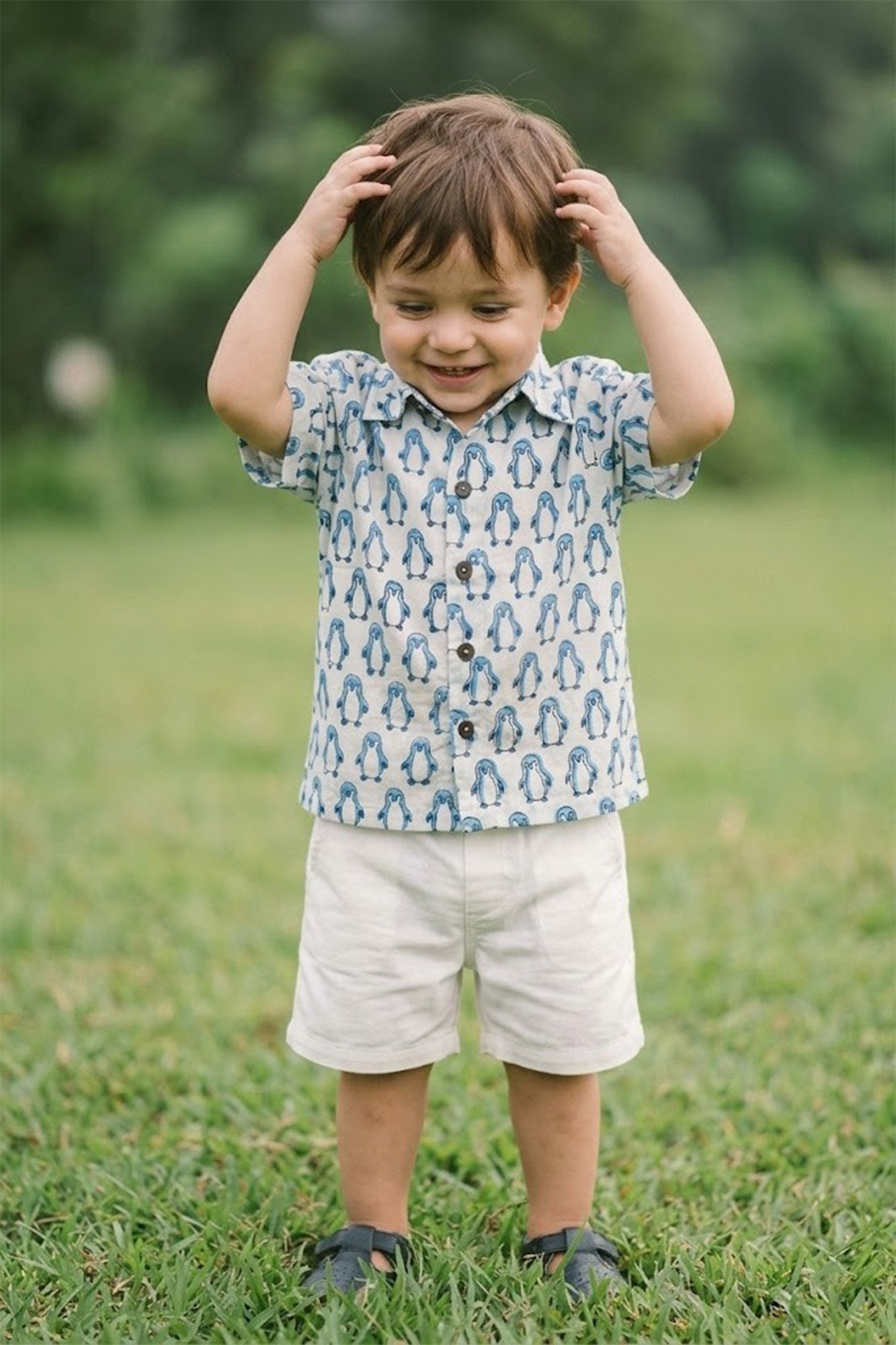 Blue Penguin Shirt
