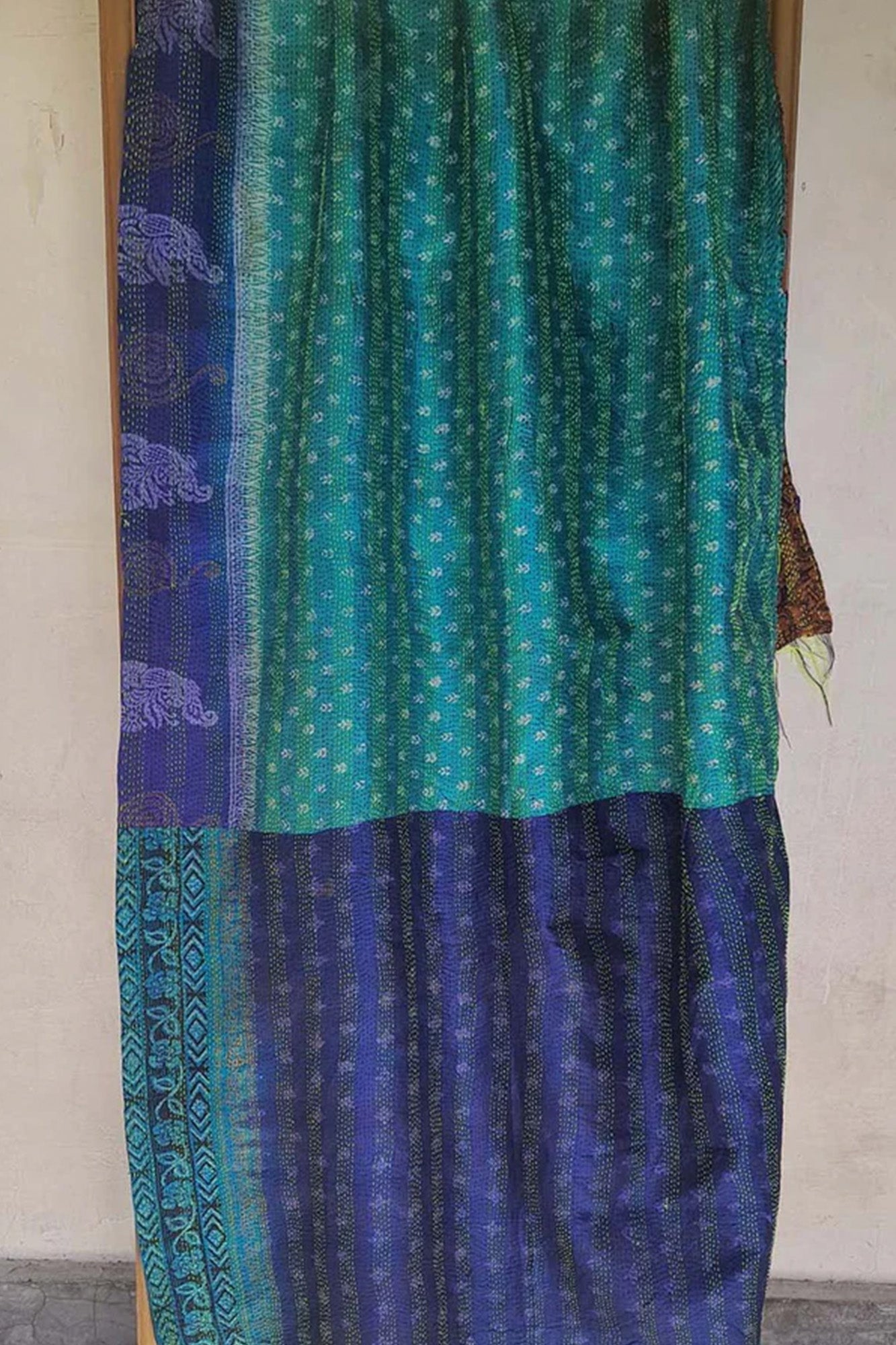 Women Dupatta Katha Silk