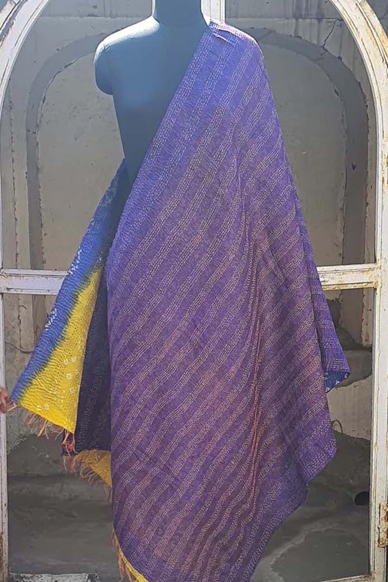 Women Dupatta Katha Silk