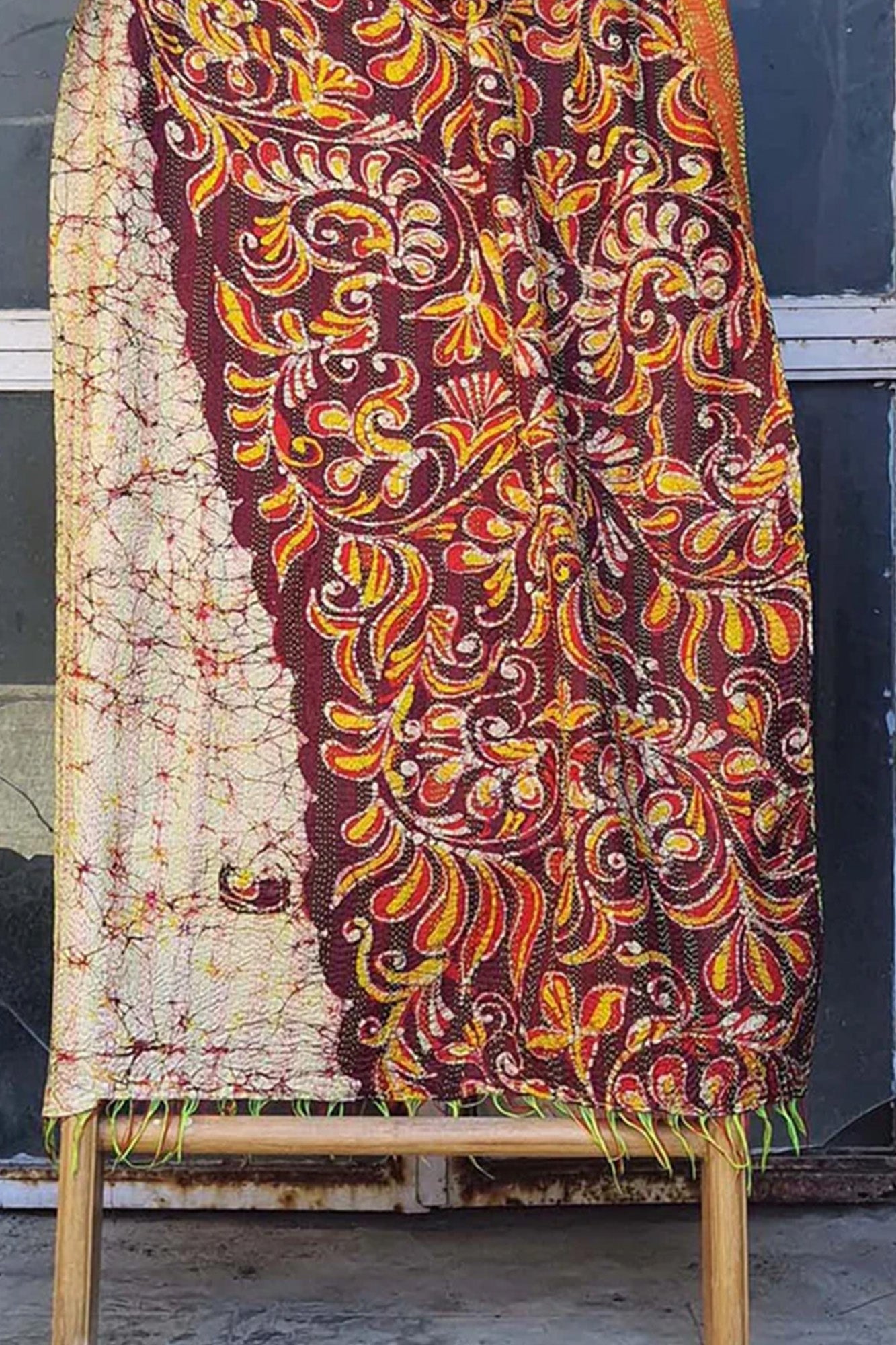 Women Dupatta Katha Silk