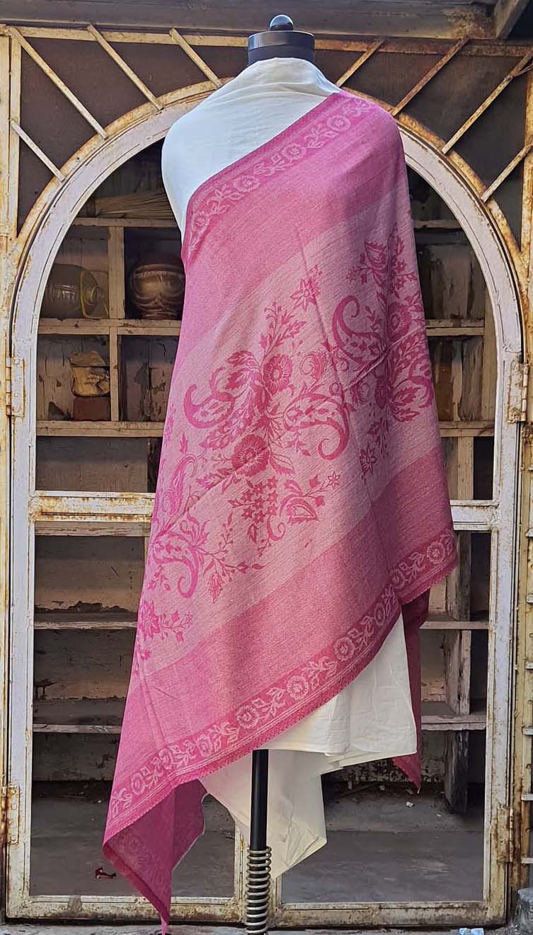 Women Pashmina Stole Self Textured