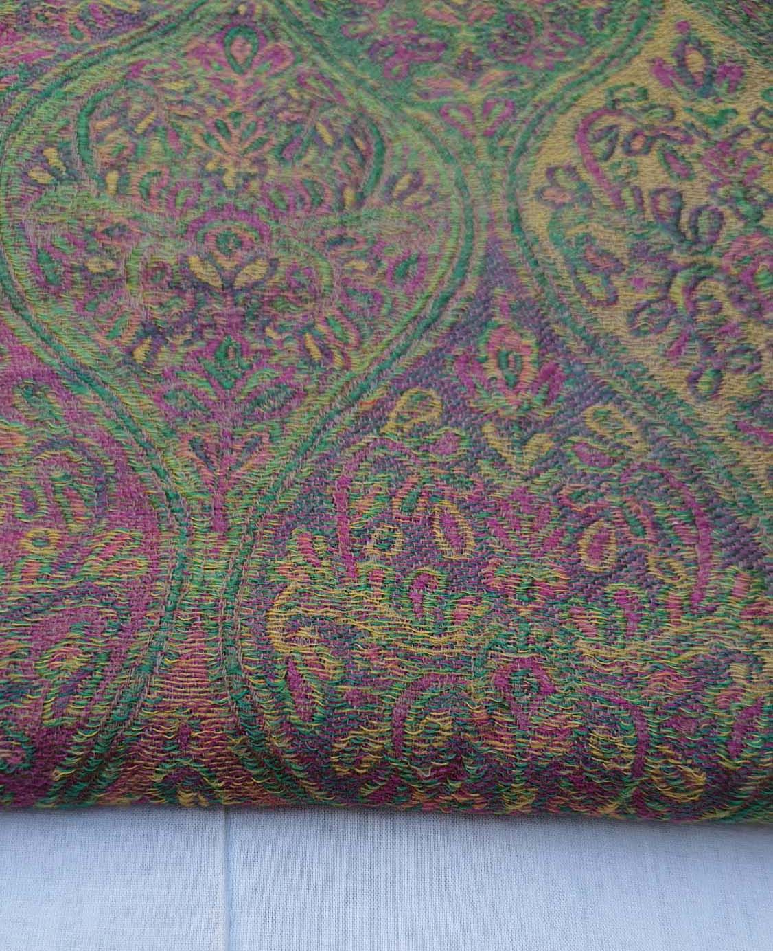 Women Pashmina Stole Self Mughal Texture