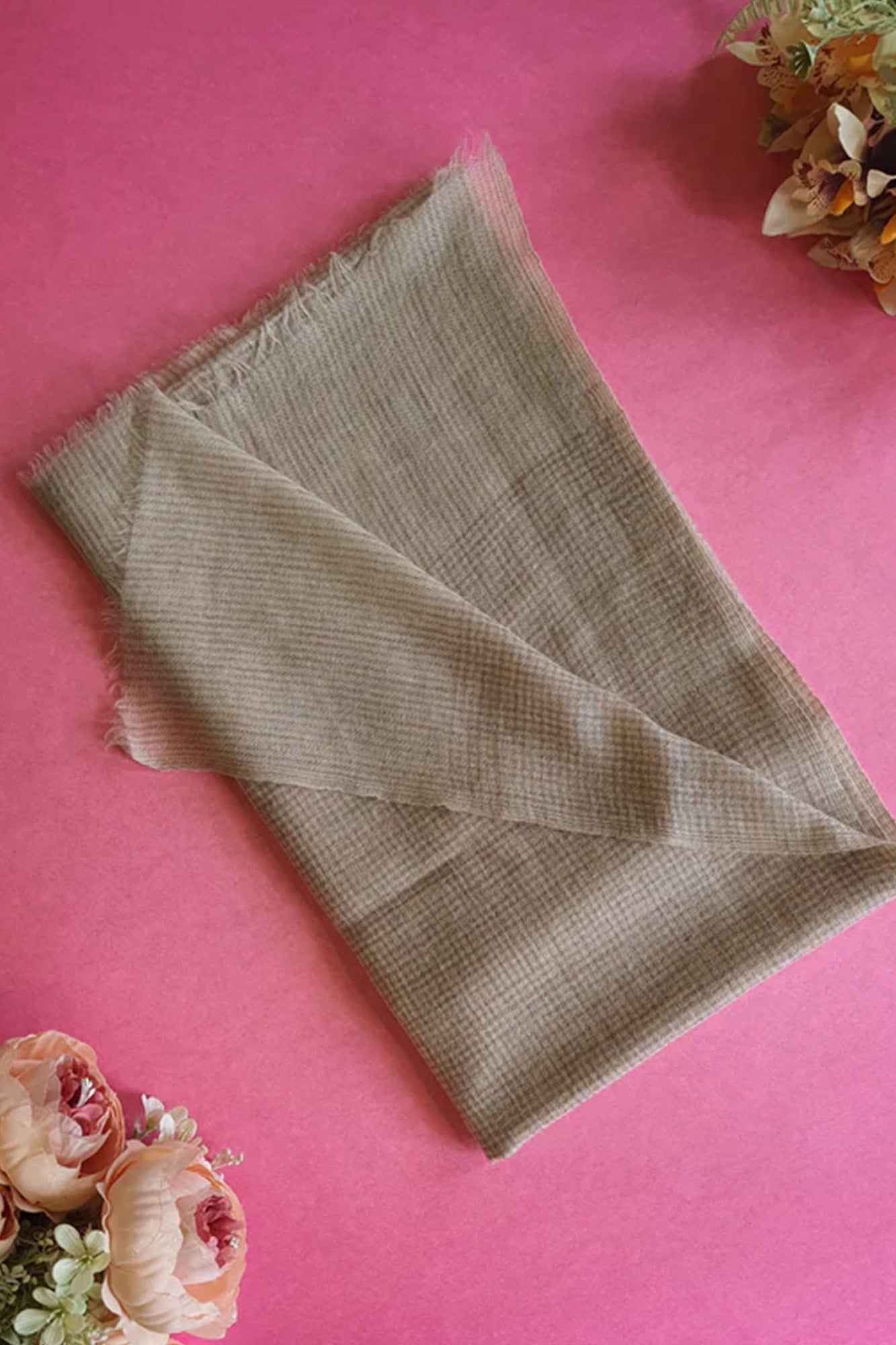 Pashmina Khadi Self Textured