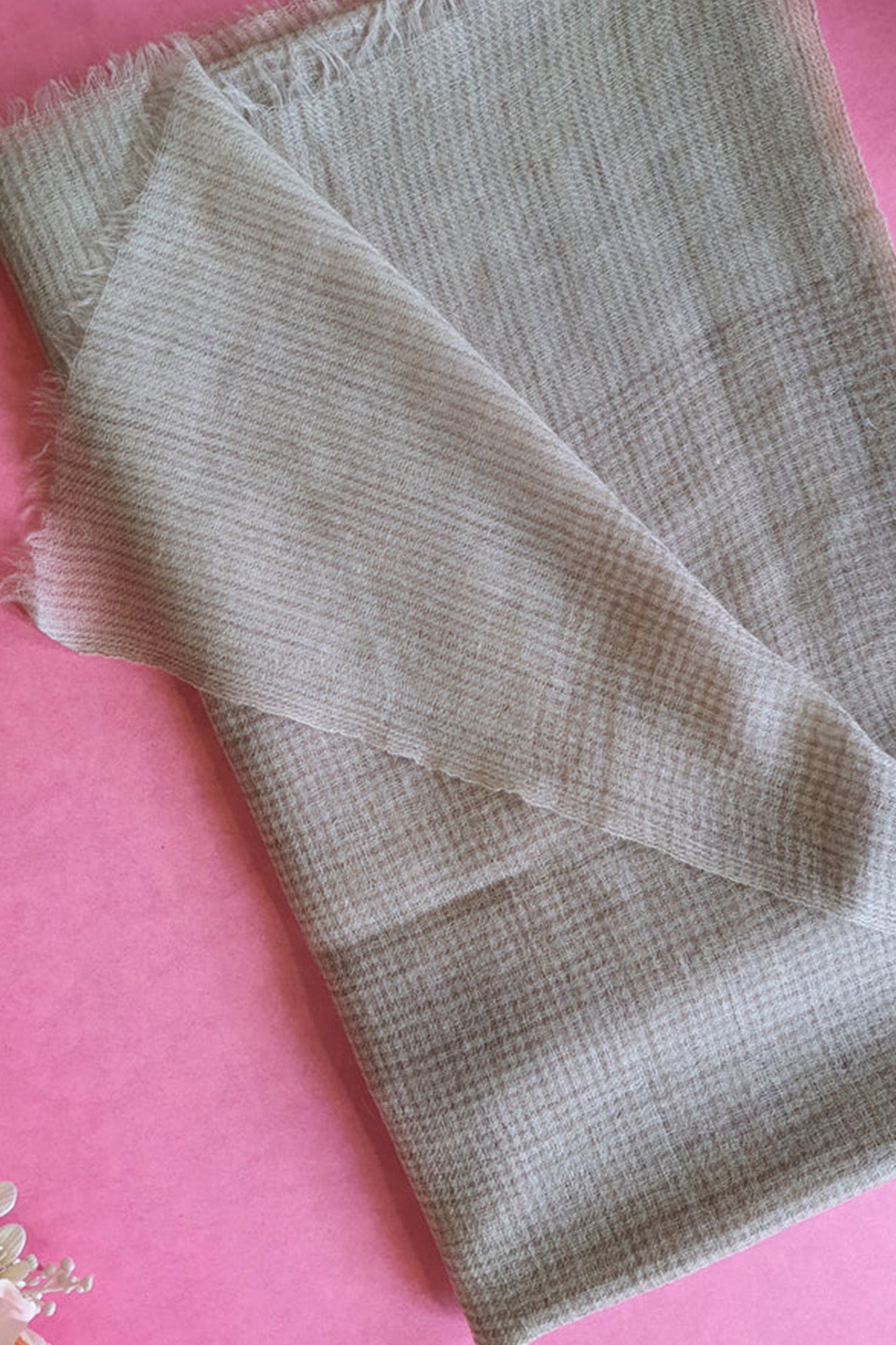 Pashmina Khadi Self Textured