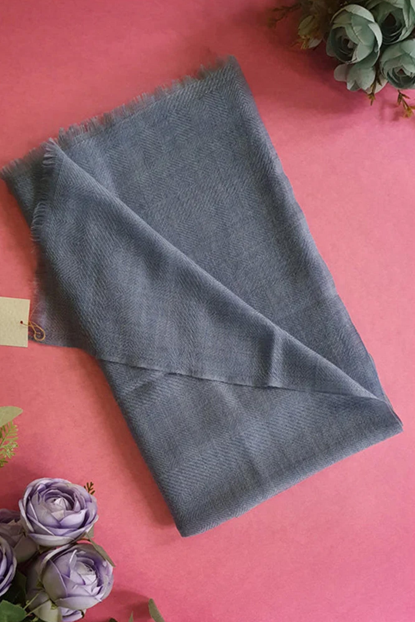 Pashmina Khadi Self Textured