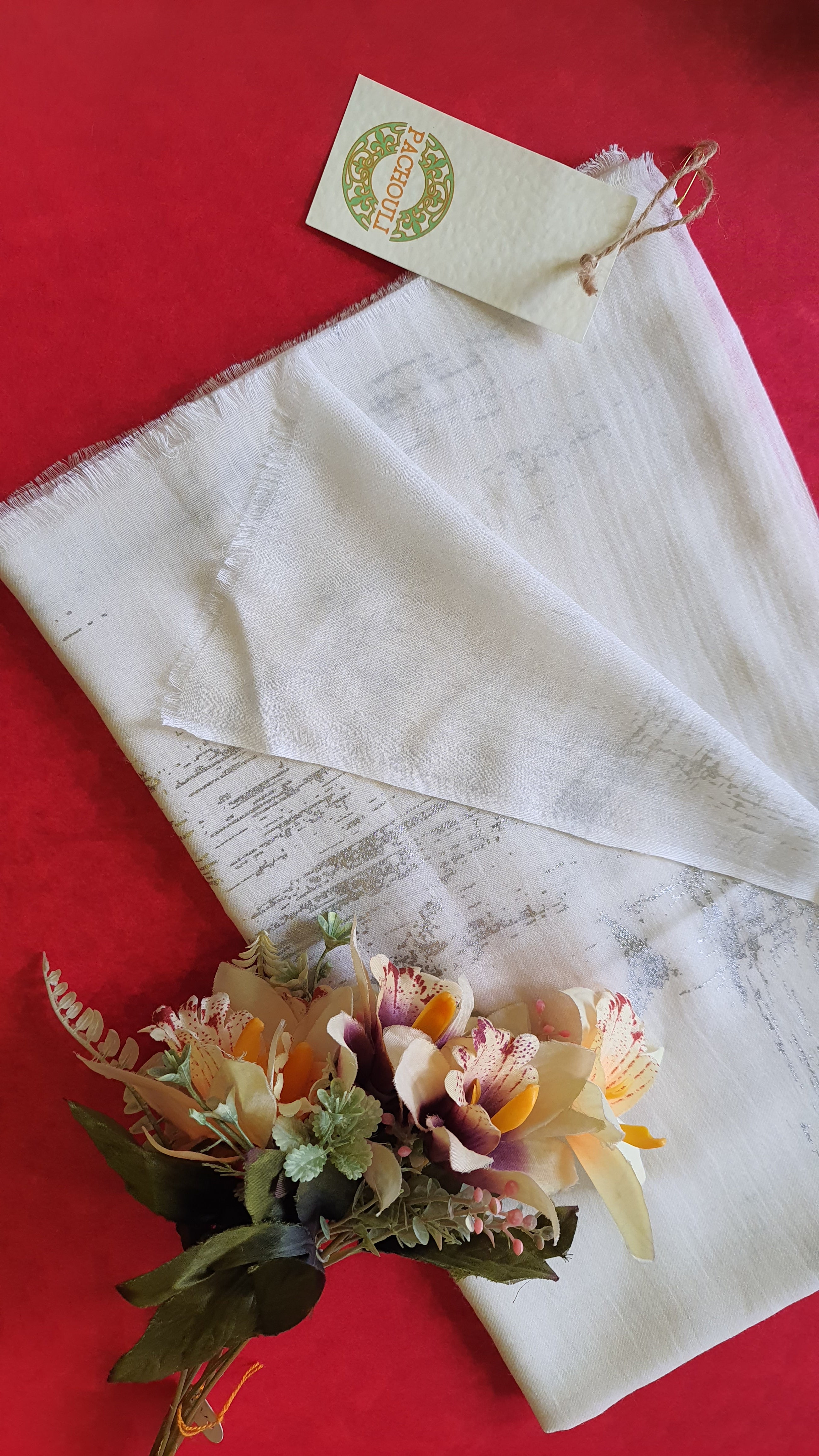 Women Stole Silver Print