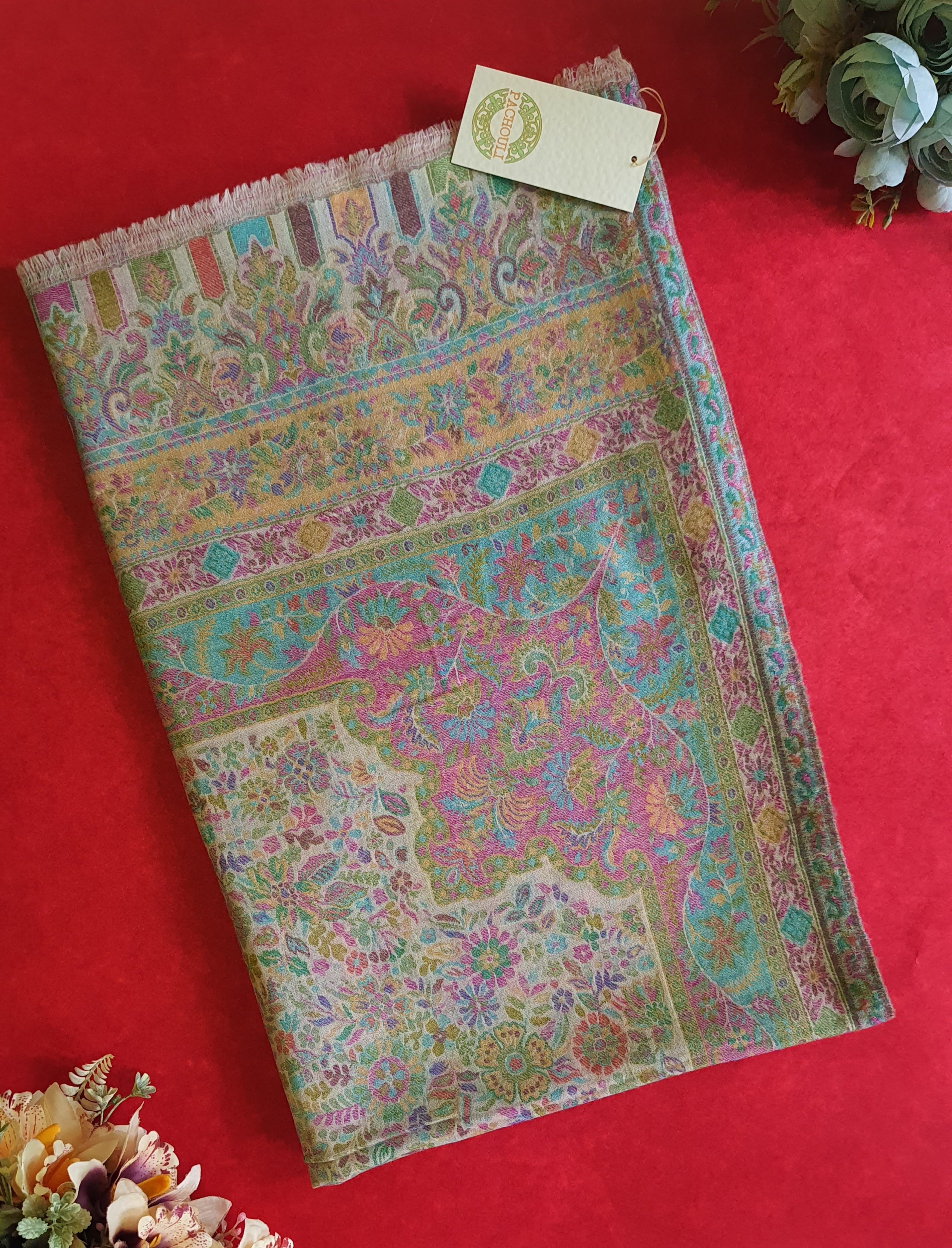 Pashmina Kani Woven Shawl