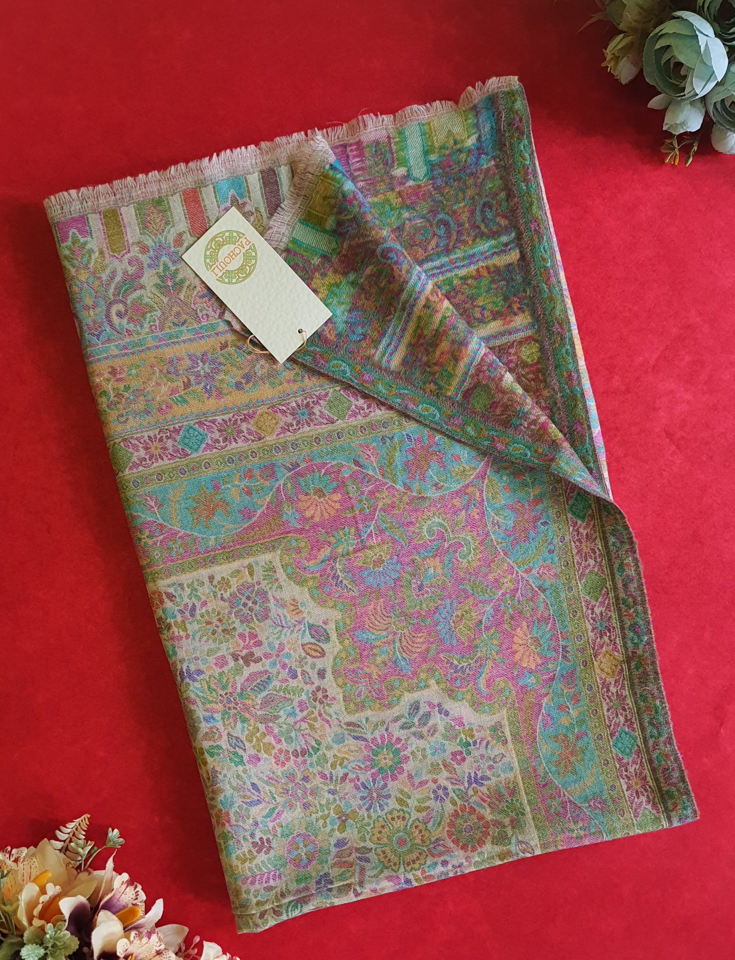 Pashmina Kani Woven Shawl