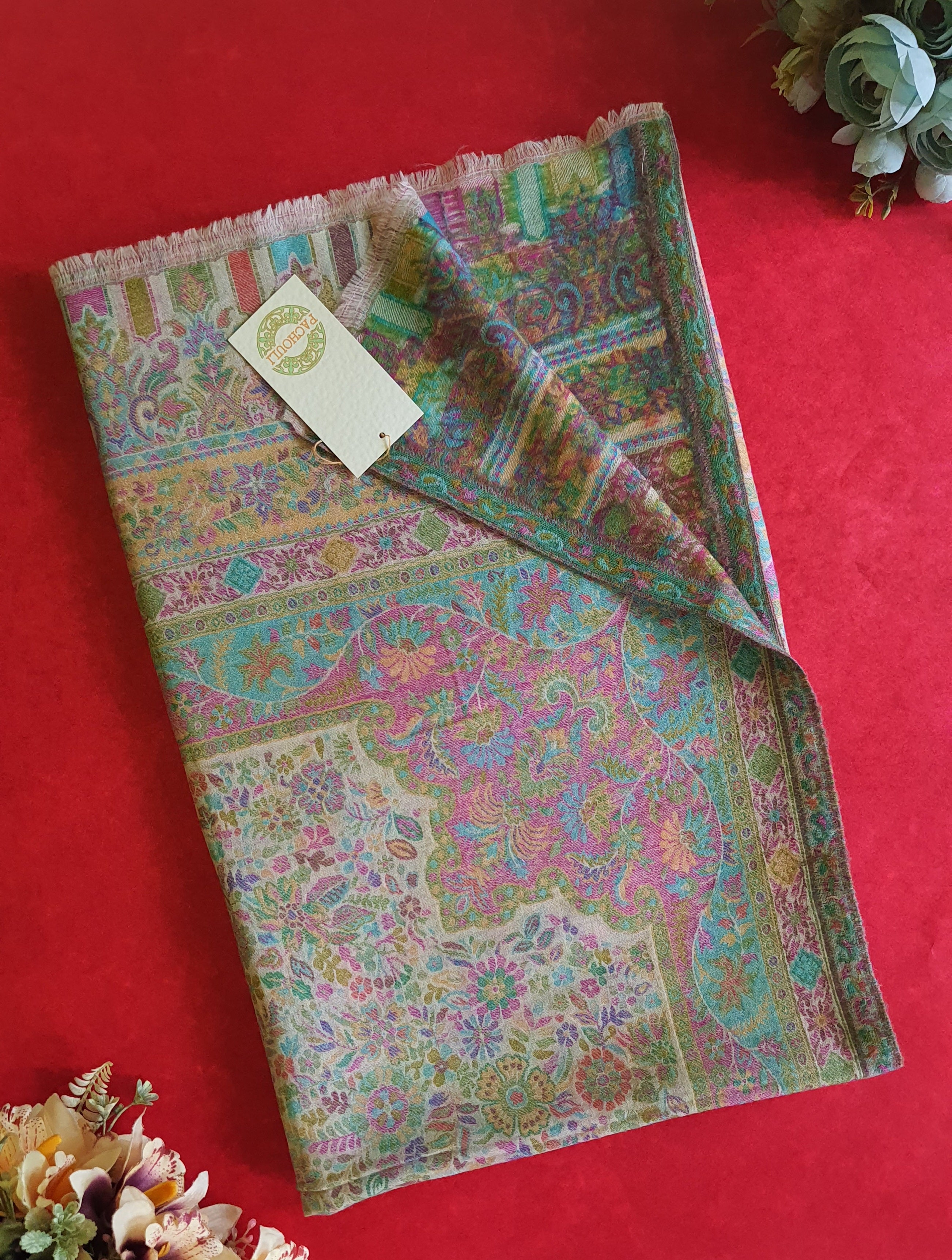 Pashmina Kani Woven Shawl