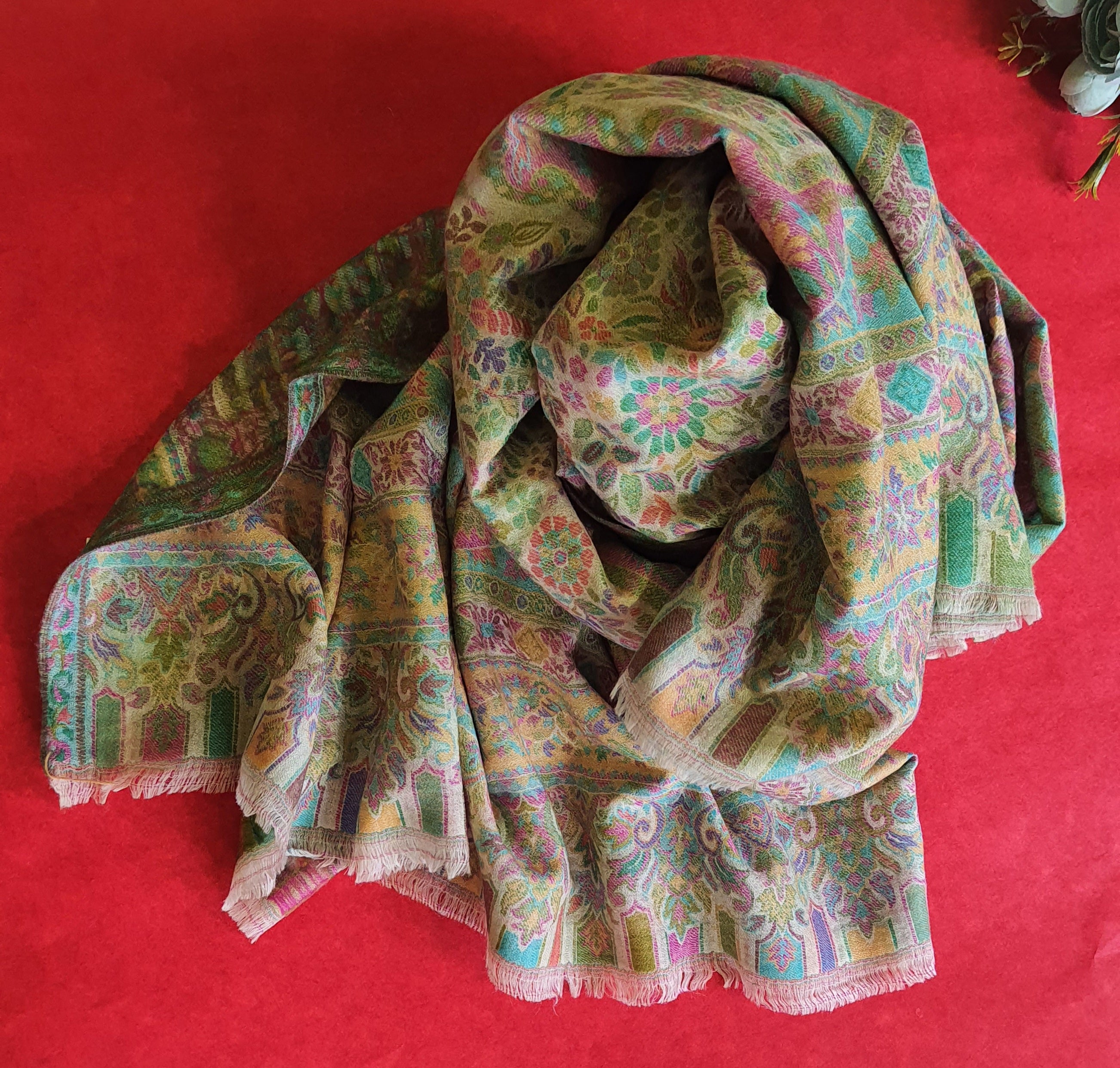 Pashmina Kani Woven Shawl