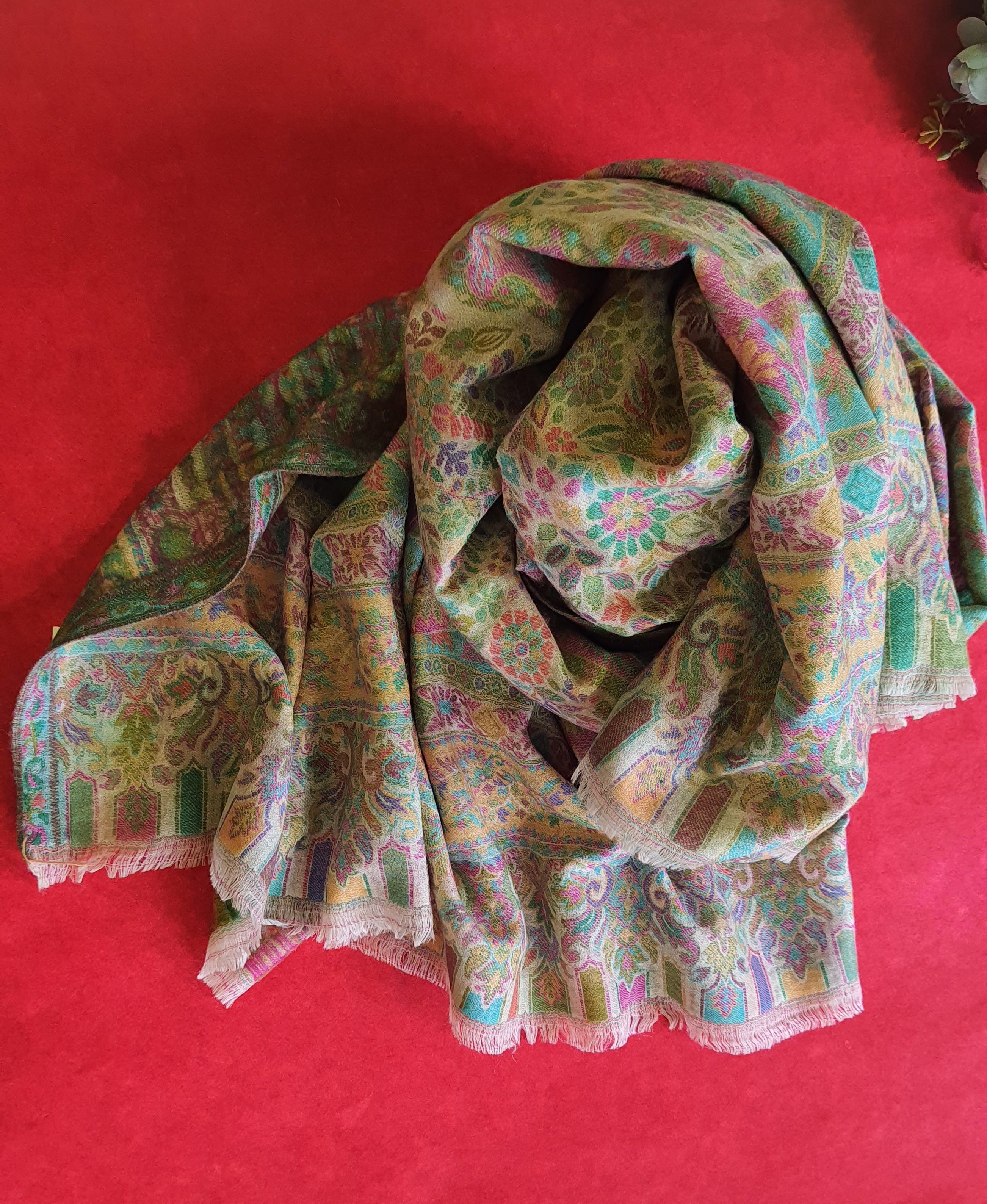 Pashmina Kani Woven Shawl