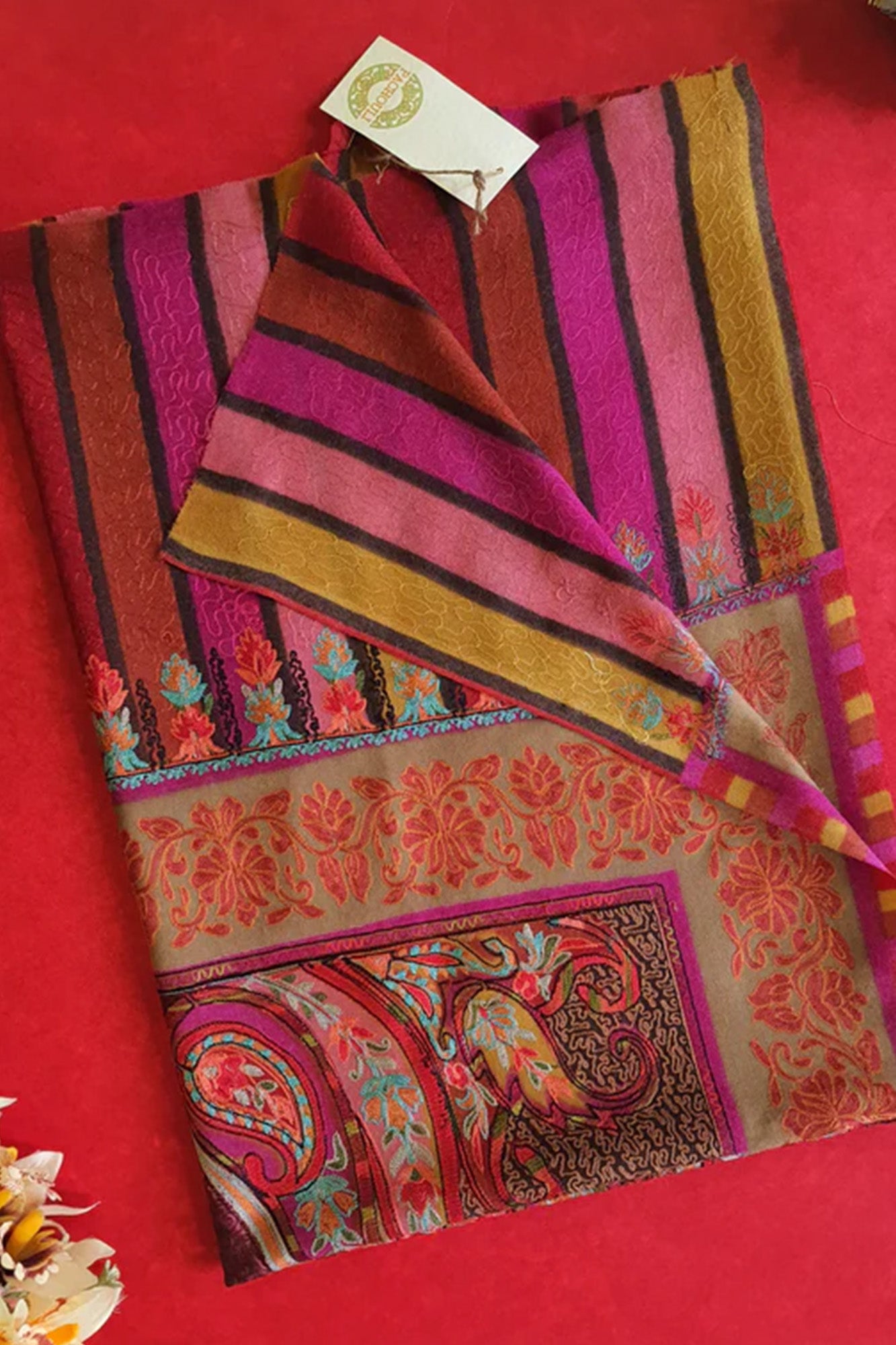 Pashmina Shawl Multi Embroidered