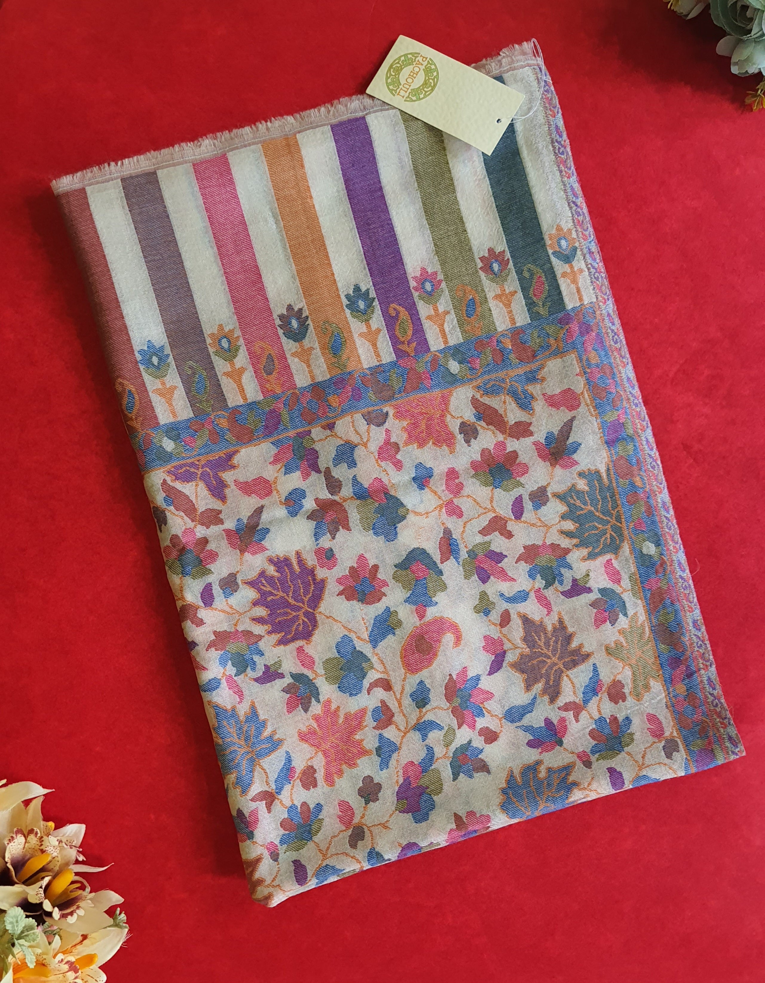 Pashmina Kani Woven Shawl