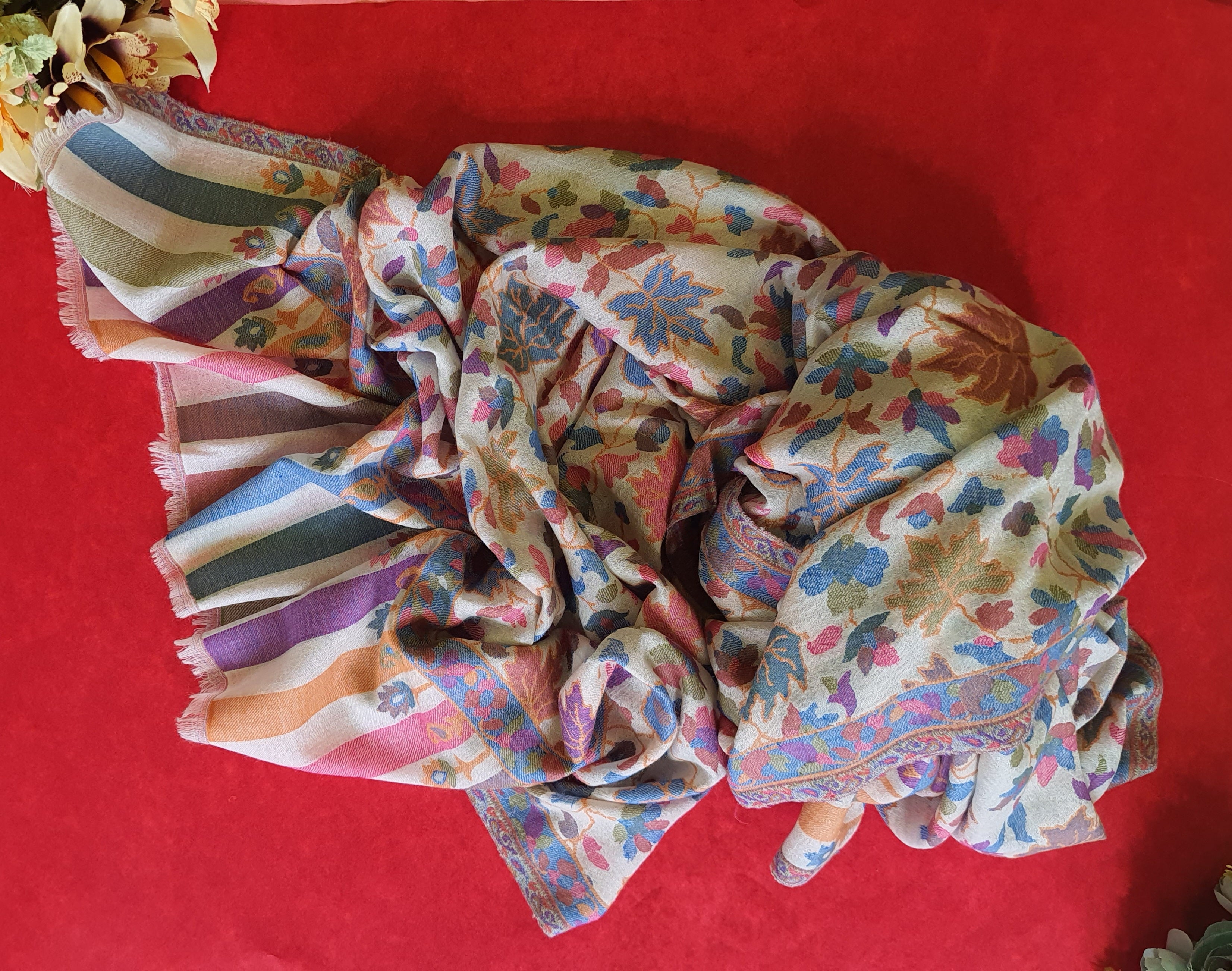 Pashmina Kani Woven Shawl