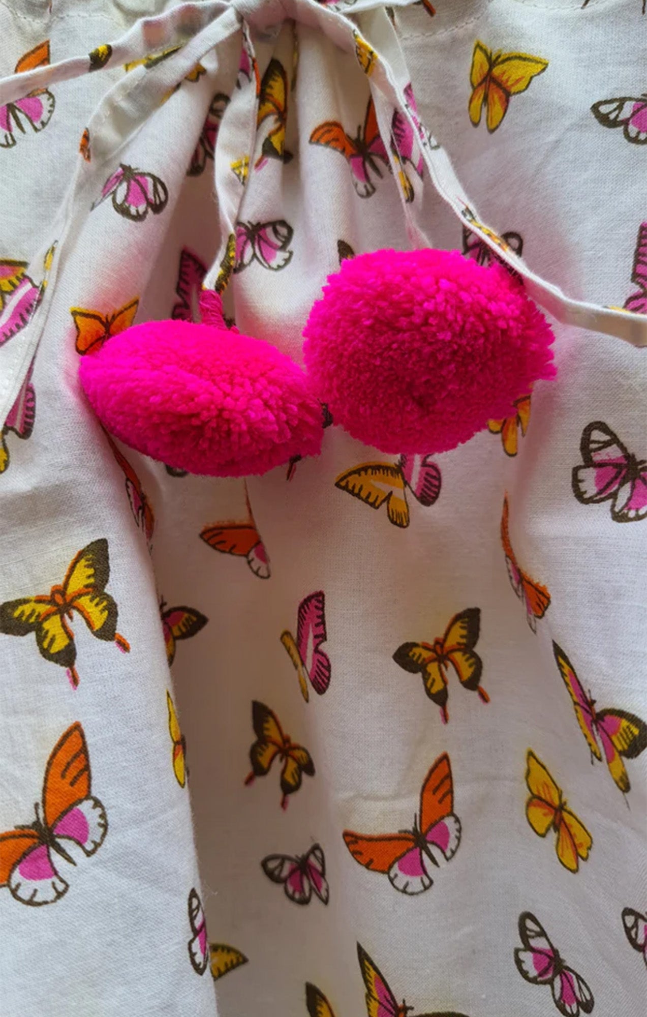 Kaftan Girl Multi Butterfly