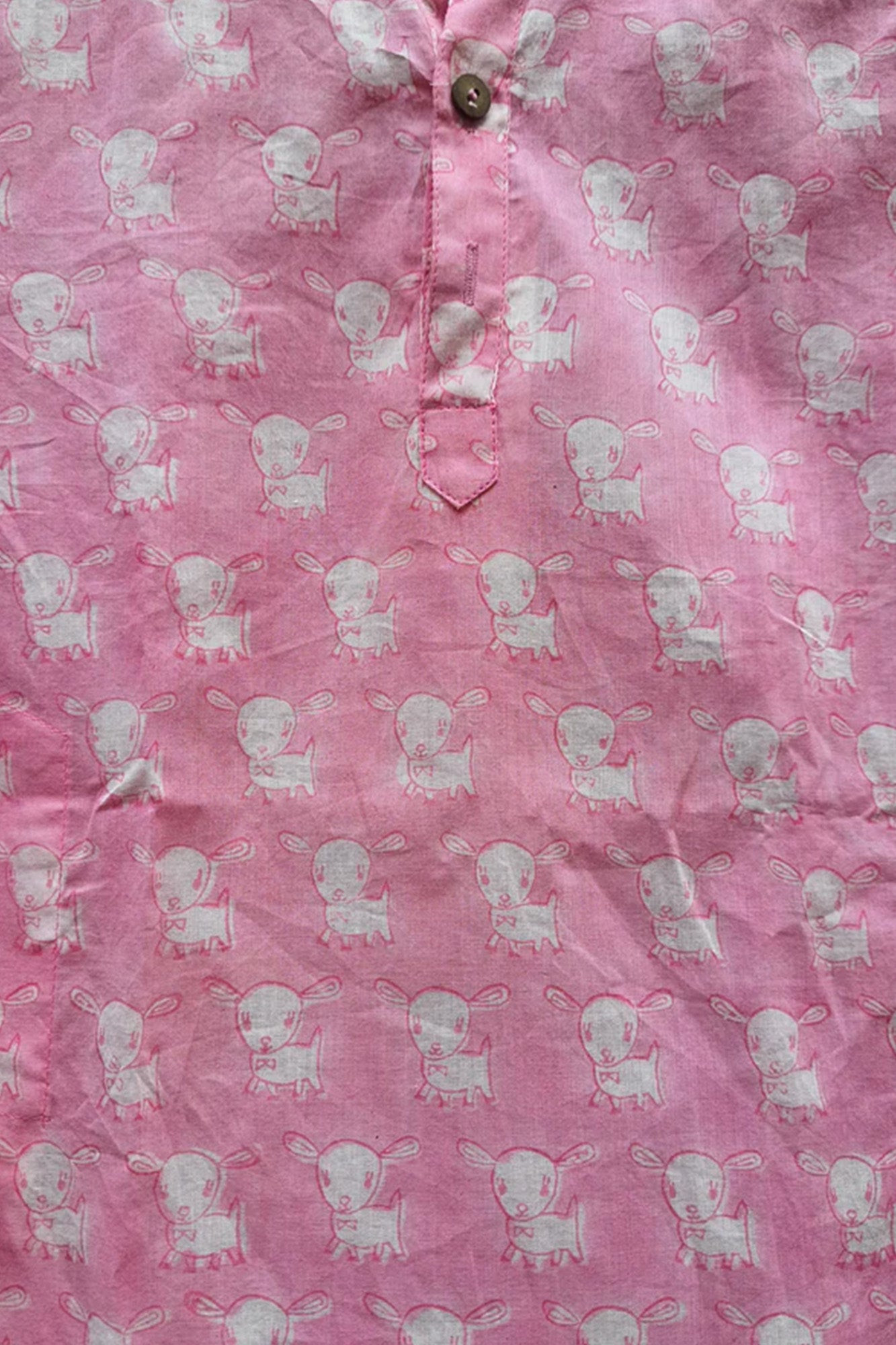 Pink Bunny Boy Kurta