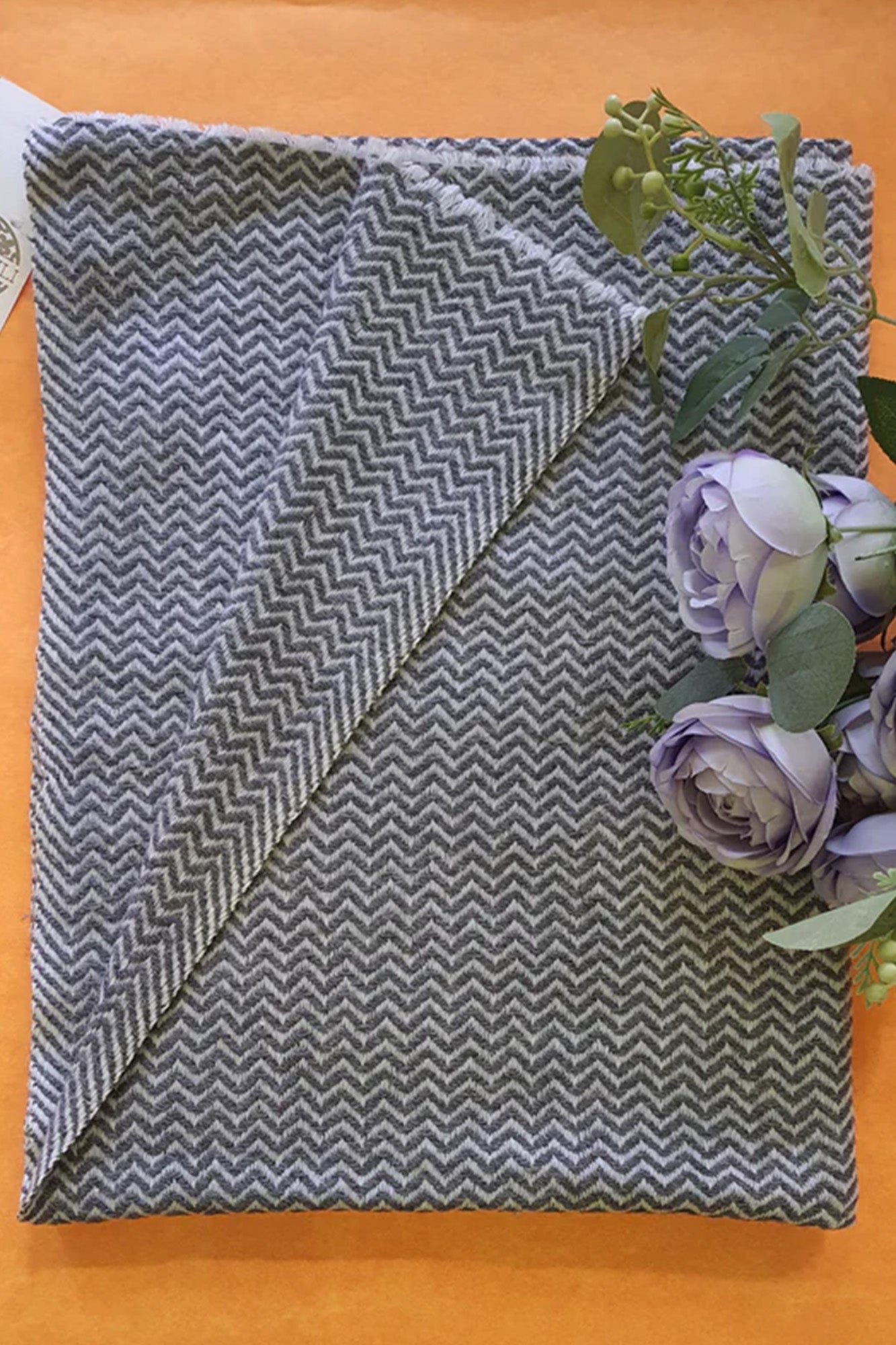 Chevron Woolen shawl