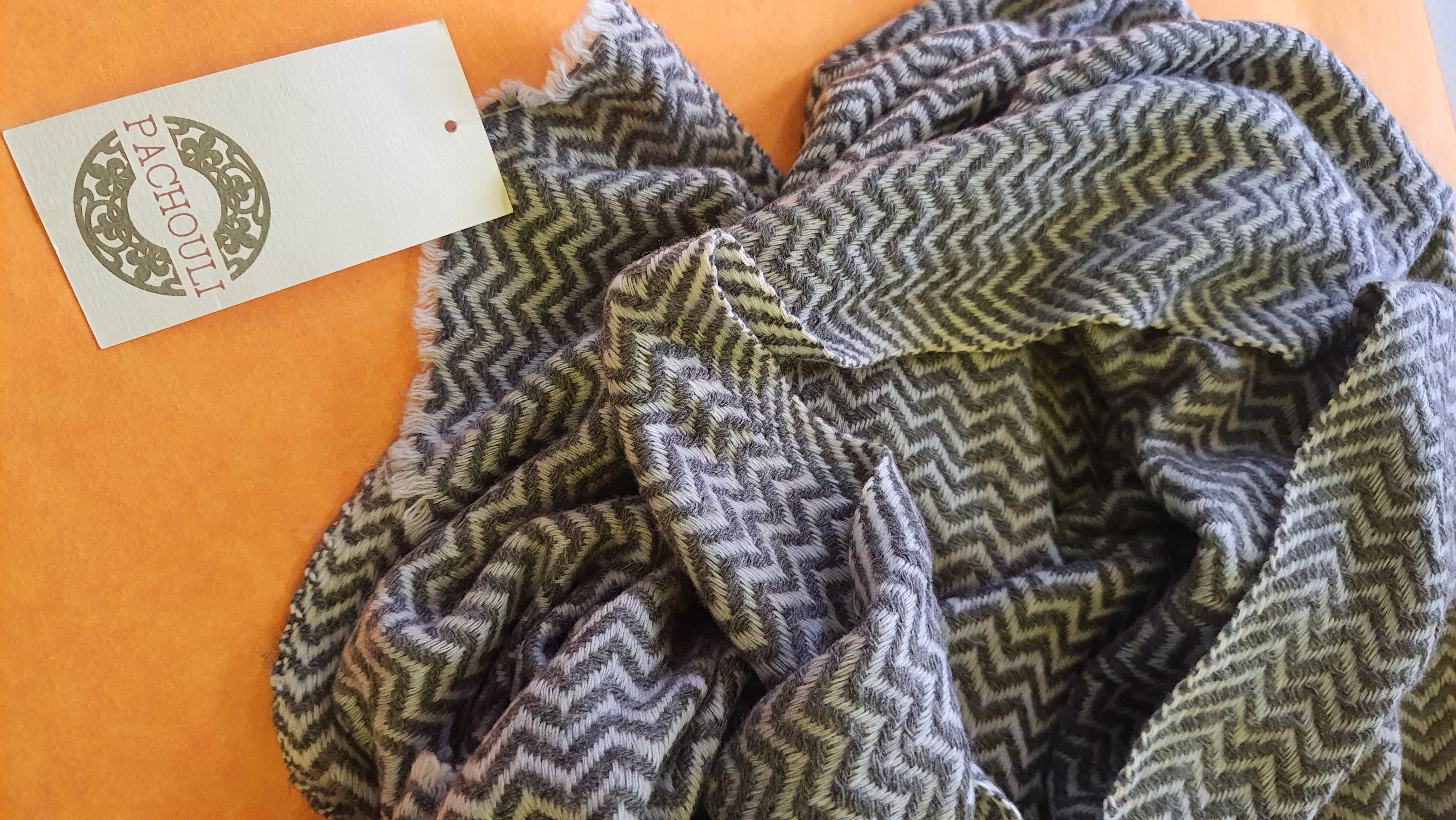 Chevron Woolen shawl
