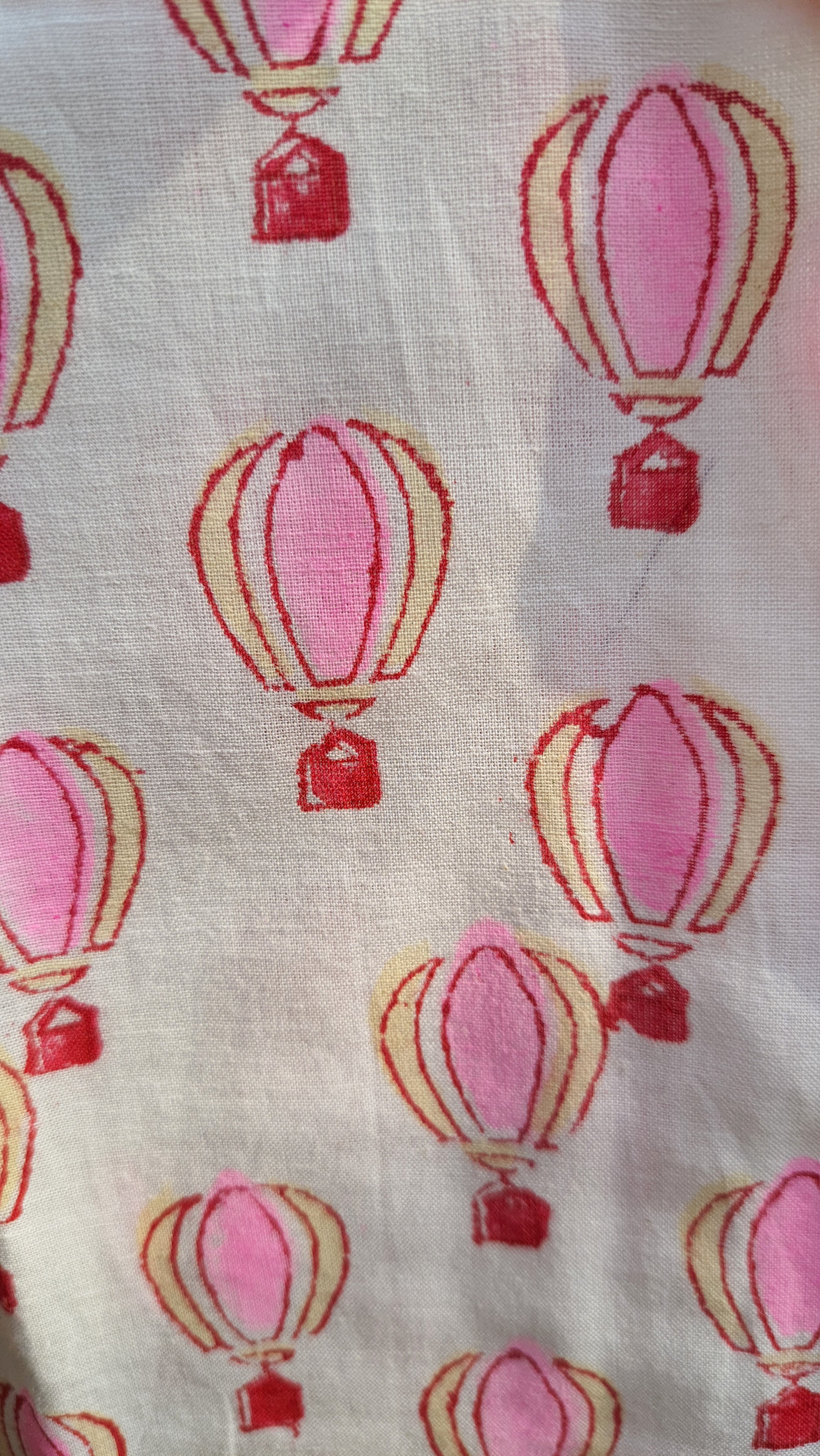 Shirt Boy Hot Air Balloon Pink