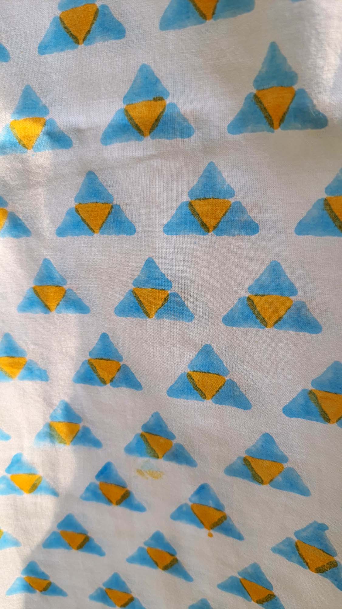 Kurta Boy Triangle Blue