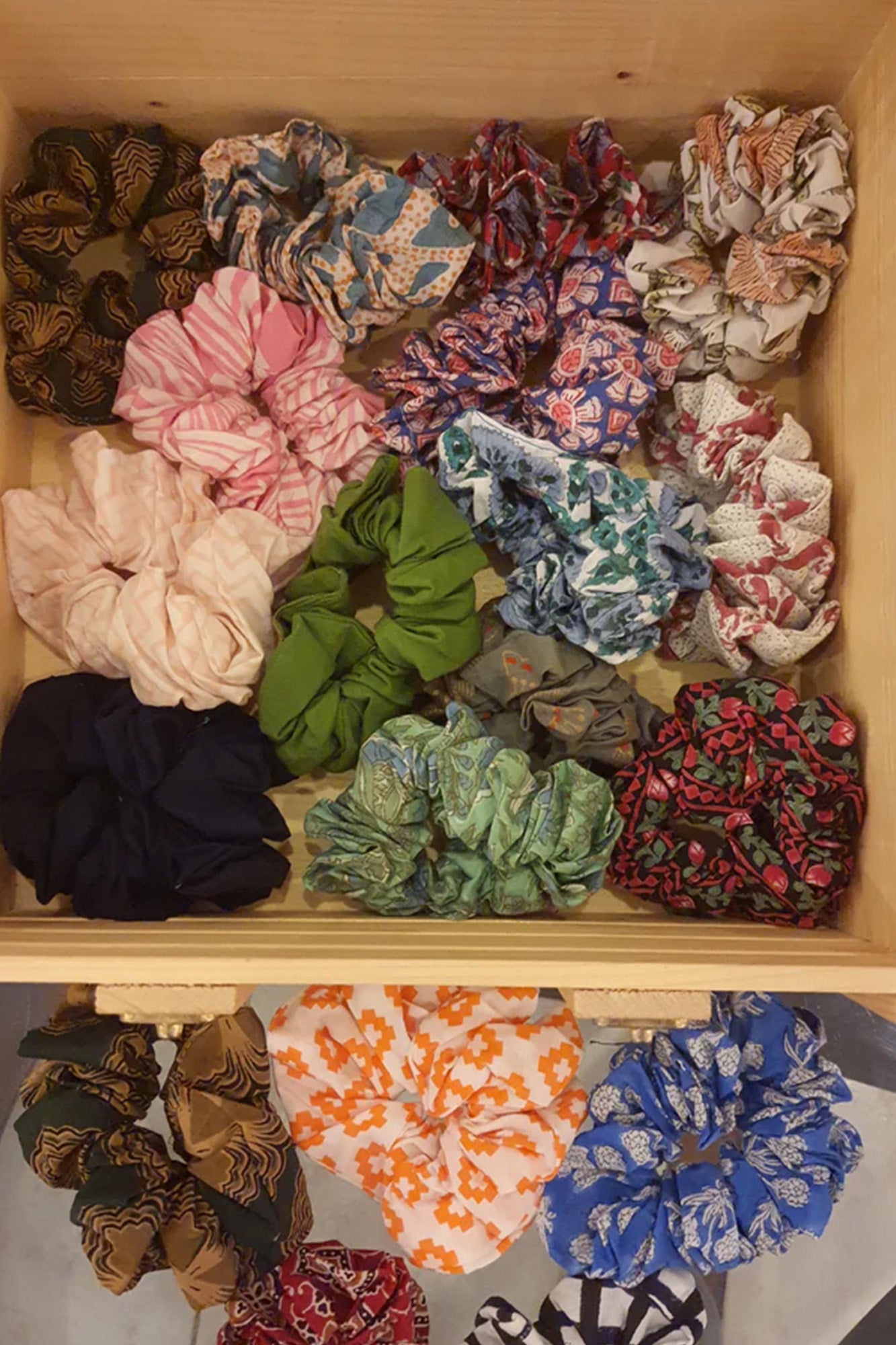 Hair Band Set of 5 Block Printed