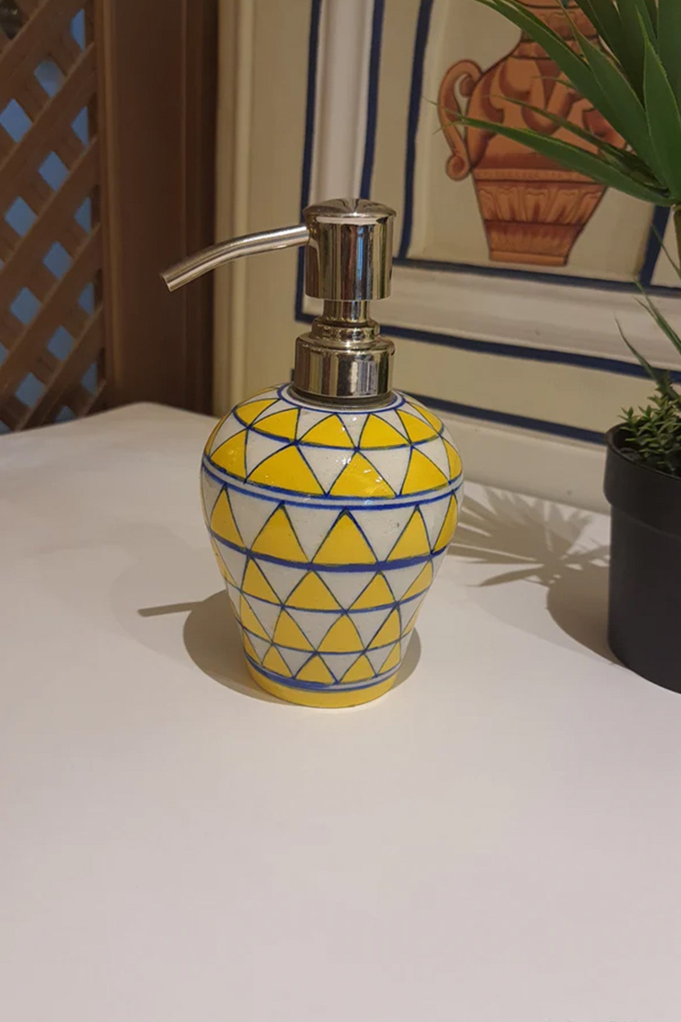 Dispencer Yellow Ceramic