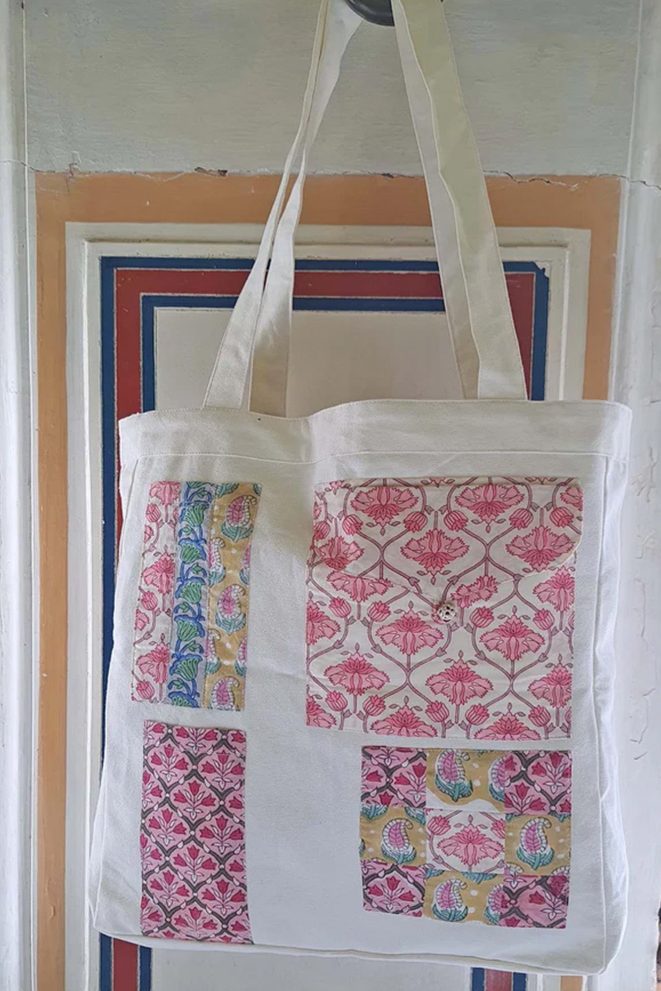 Patch Work Tote Bag