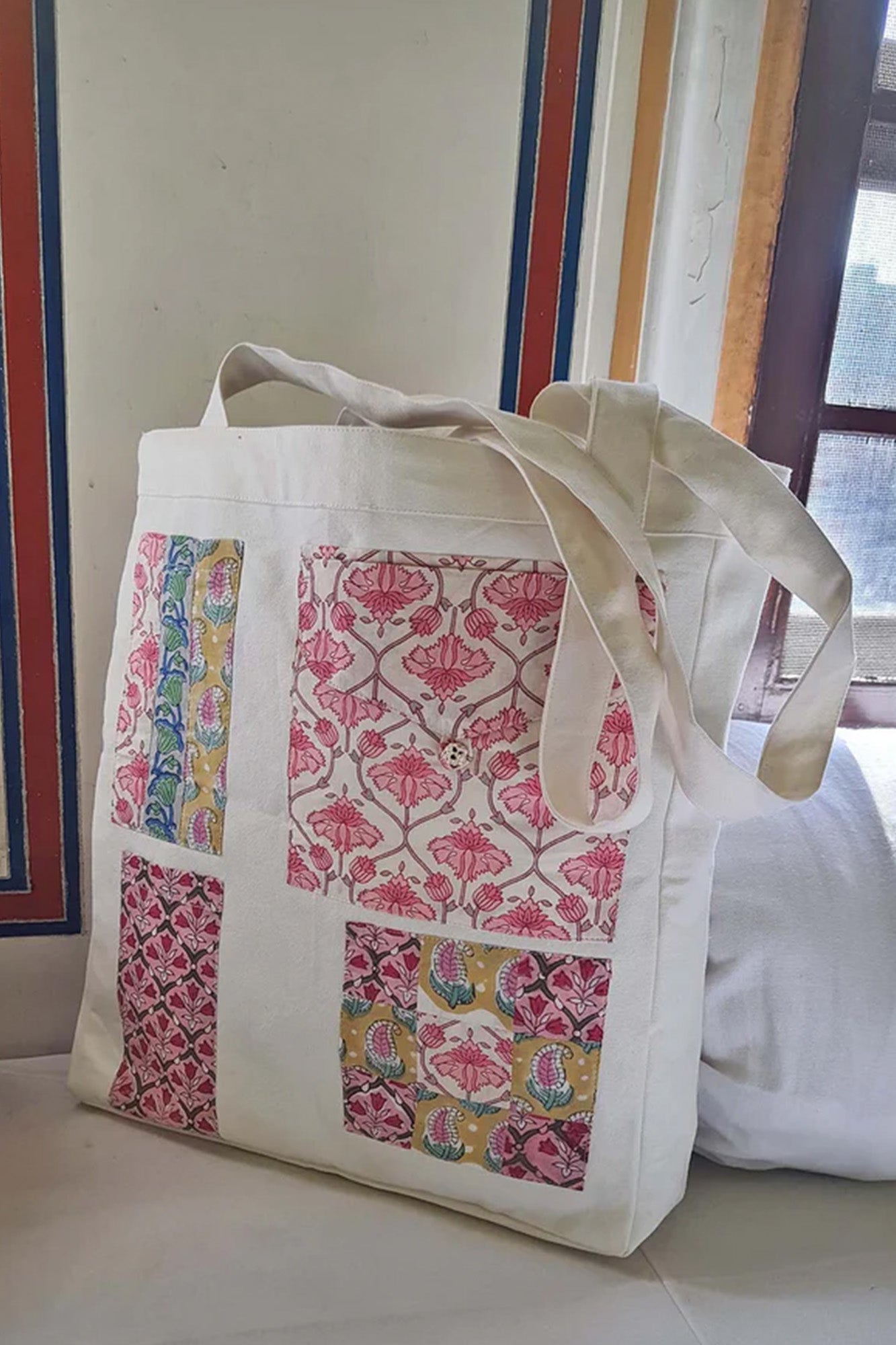 Patch Work Tote Bag
