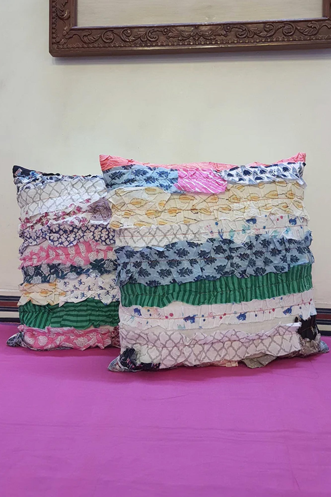 Frill Cushion Cover Set of 2