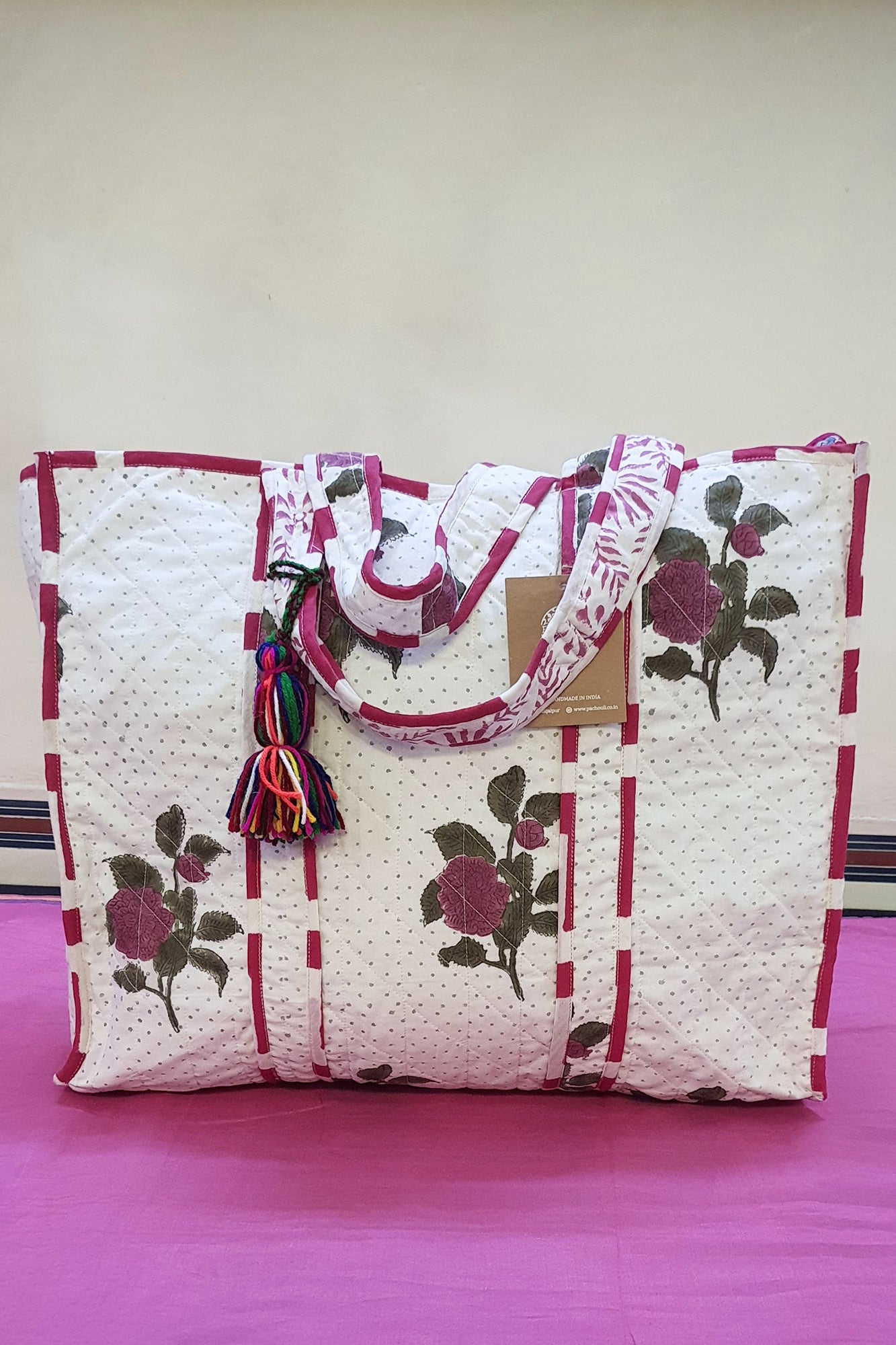 Marigold Quilted Tote main image 1