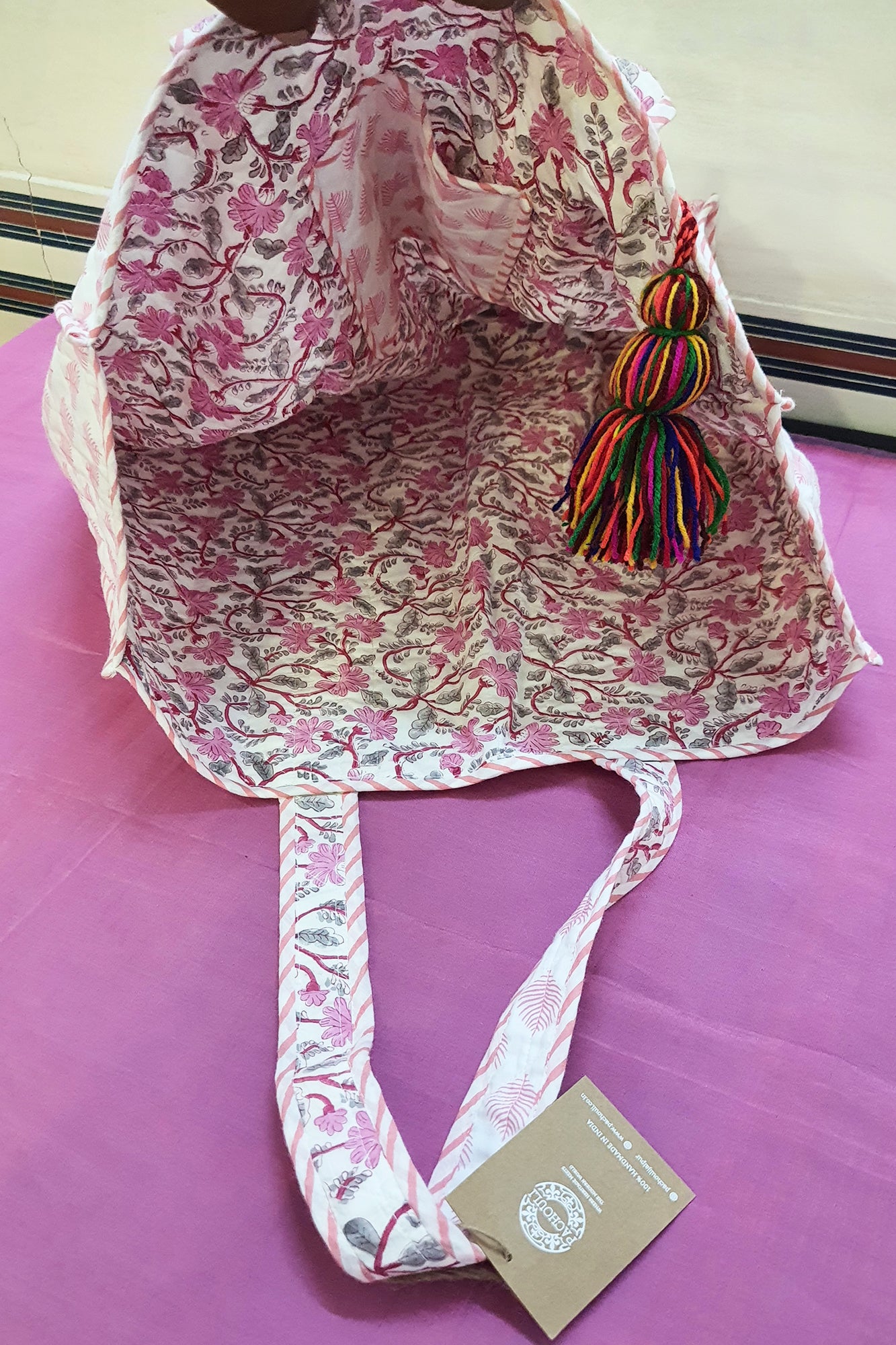 Bagru Print Tote Bag