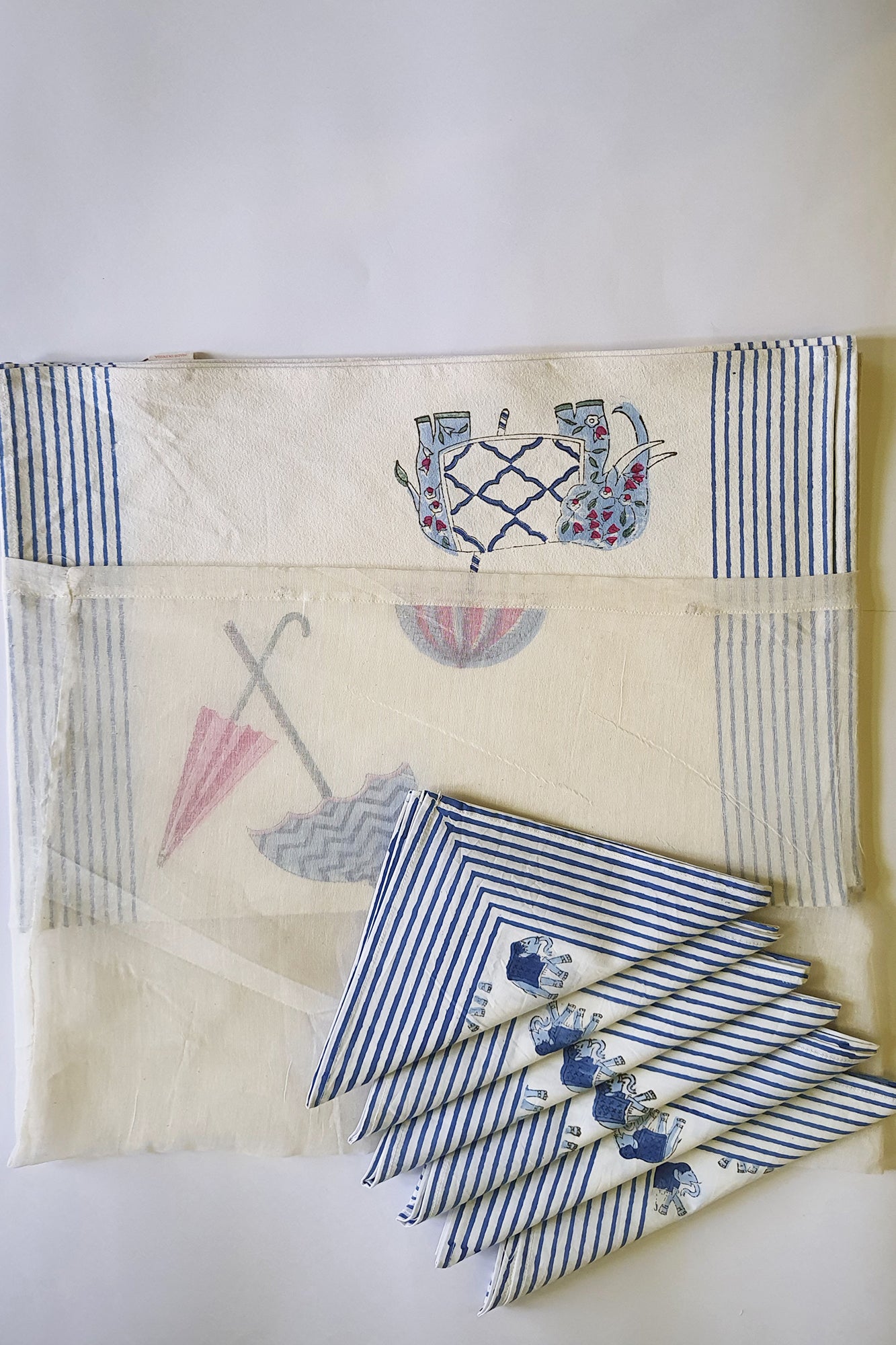 Umbrella Placemat & Napkin Set of 6