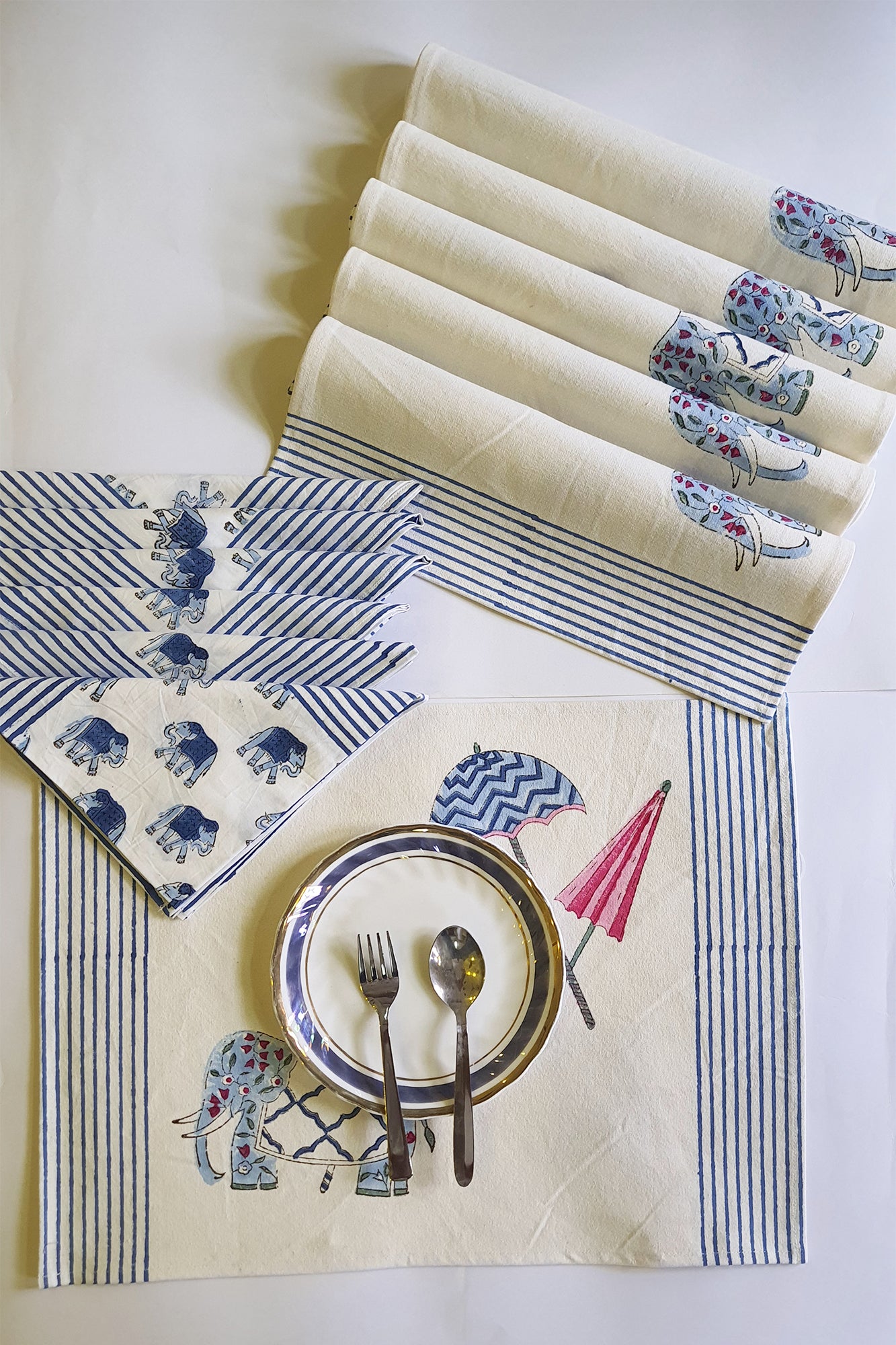 Umbrella Placemat & Napkin Set of 6