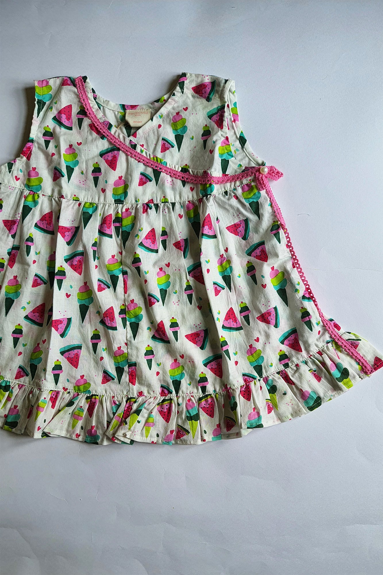 Watermelon Angarakha Frock